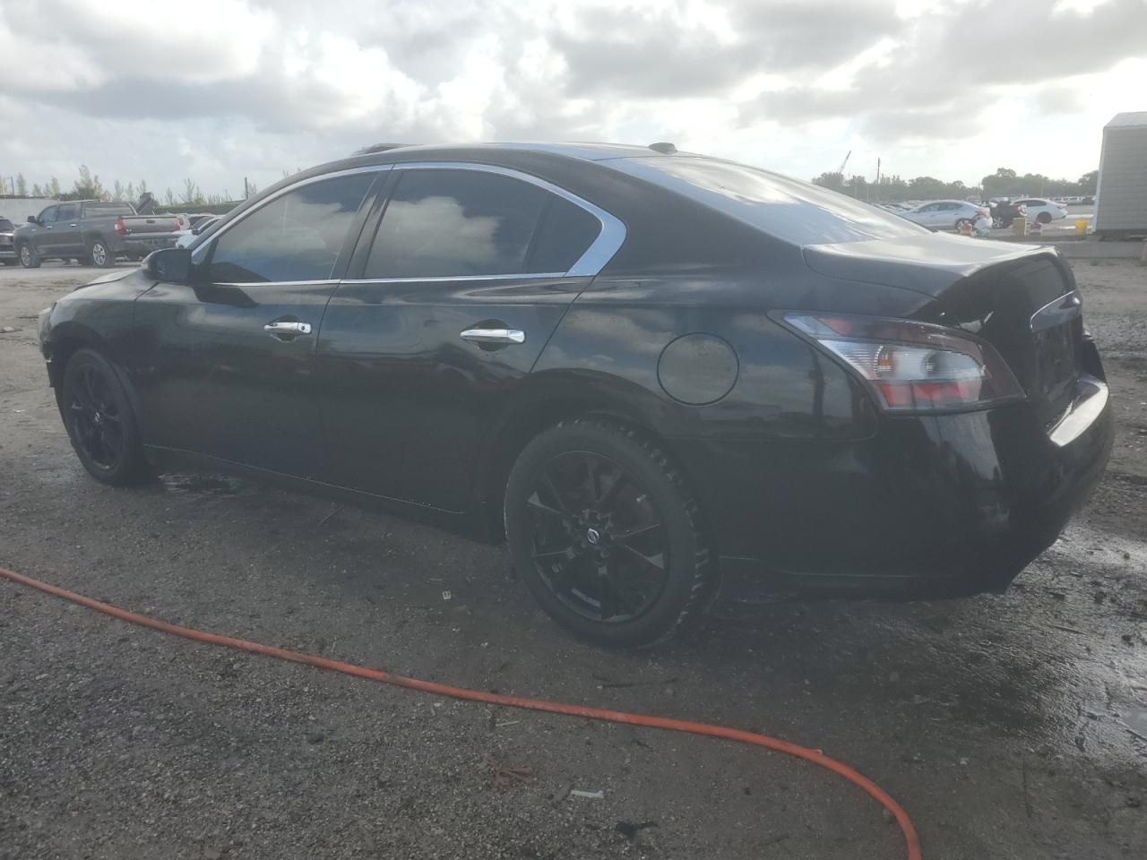 2014 Nissan Maxima S Black vin: 1N4AA5AP6EC465162