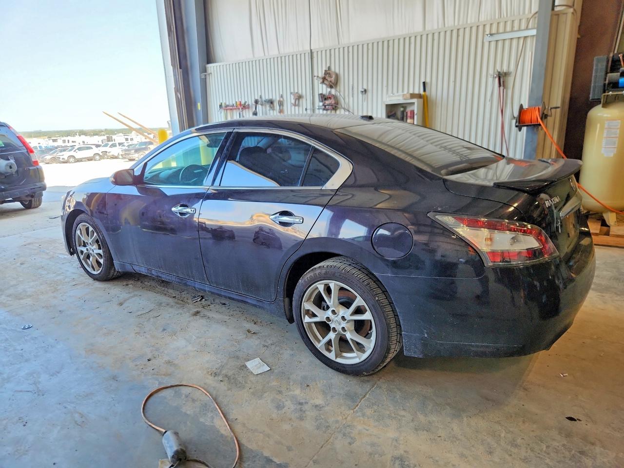 2014 Nissan Maxima 3.5 S Black vin: 1N4AA5AP6EC465470