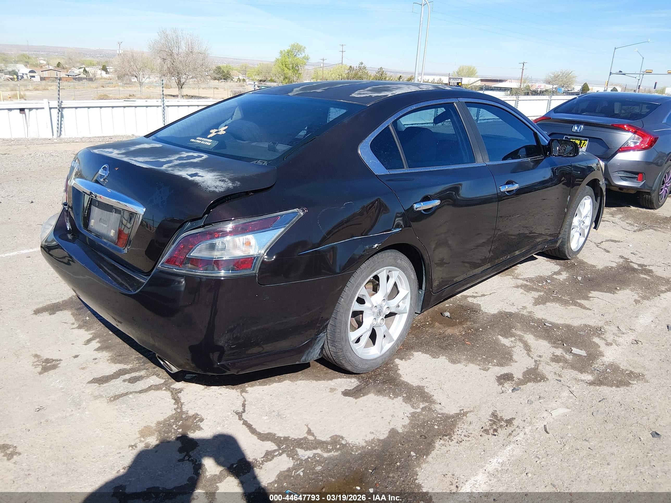 2014 Nissan Maxima 3.5 S Purple vin: 1N4AA5AP6EC468319