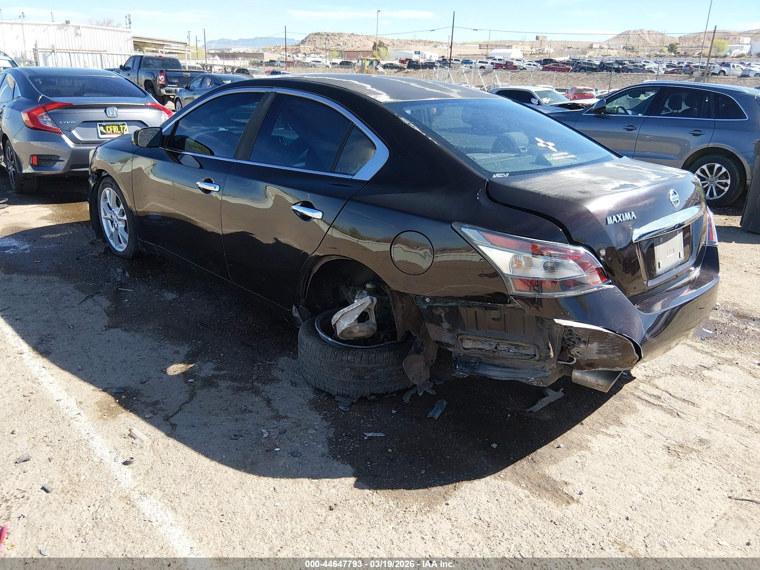 2014 Nissan Maxima 3.5 S Purple vin: 1N4AA5AP6EC468319