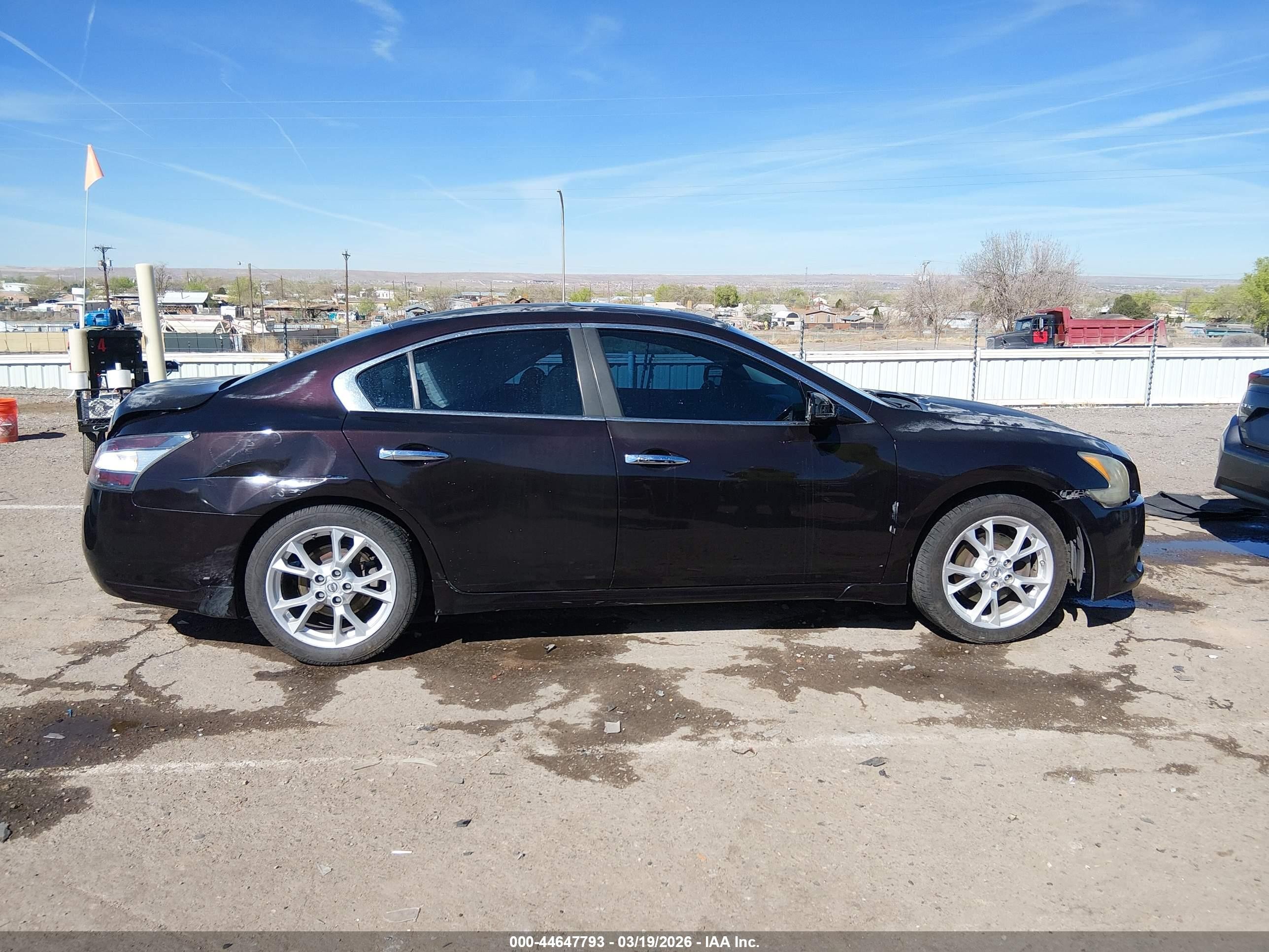 2014 Nissan Maxima 3.5 S Purple vin: 1N4AA5AP6EC468319