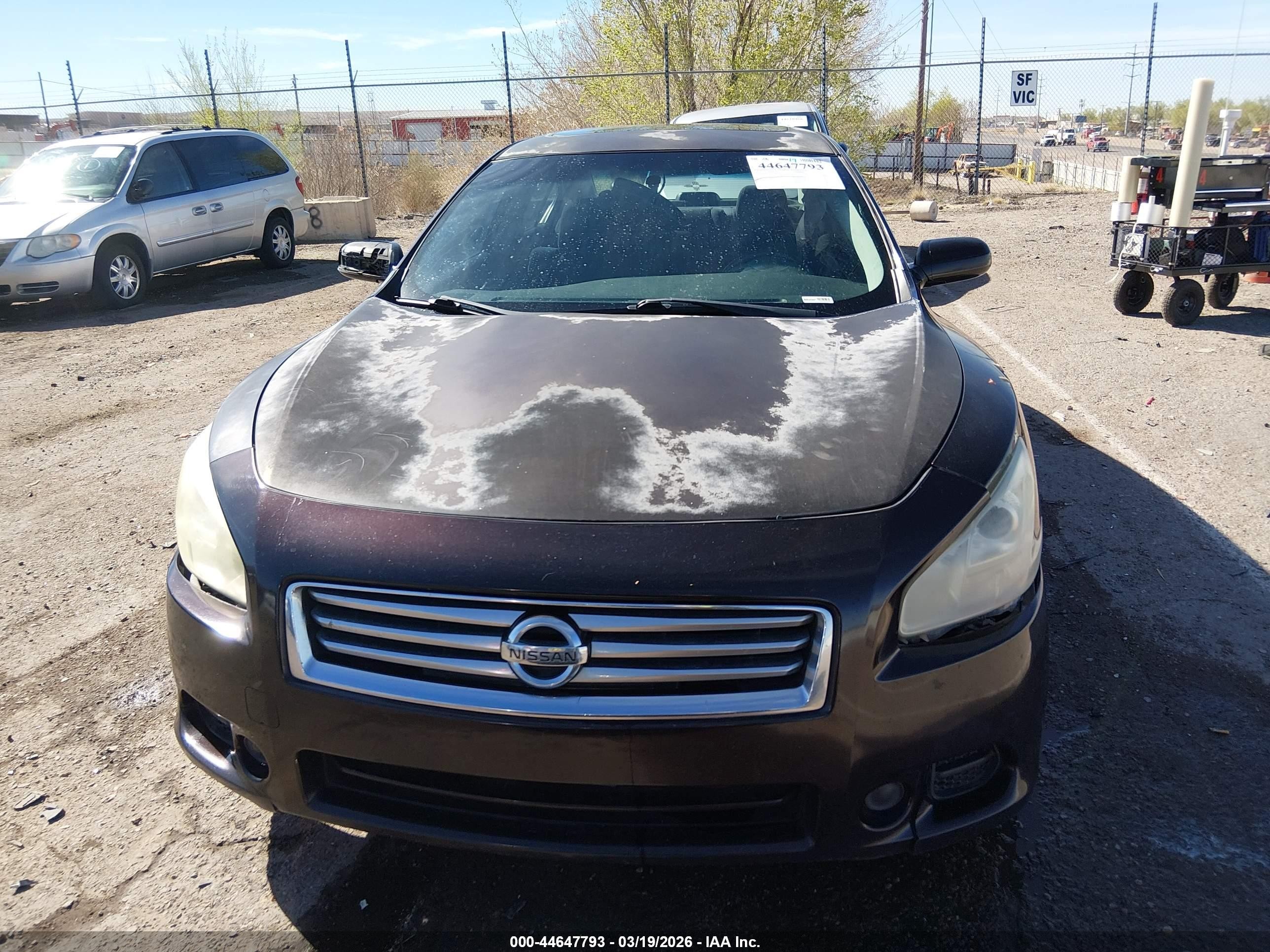 2014 Nissan Maxima 3.5 S Purple vin: 1N4AA5AP6EC468319