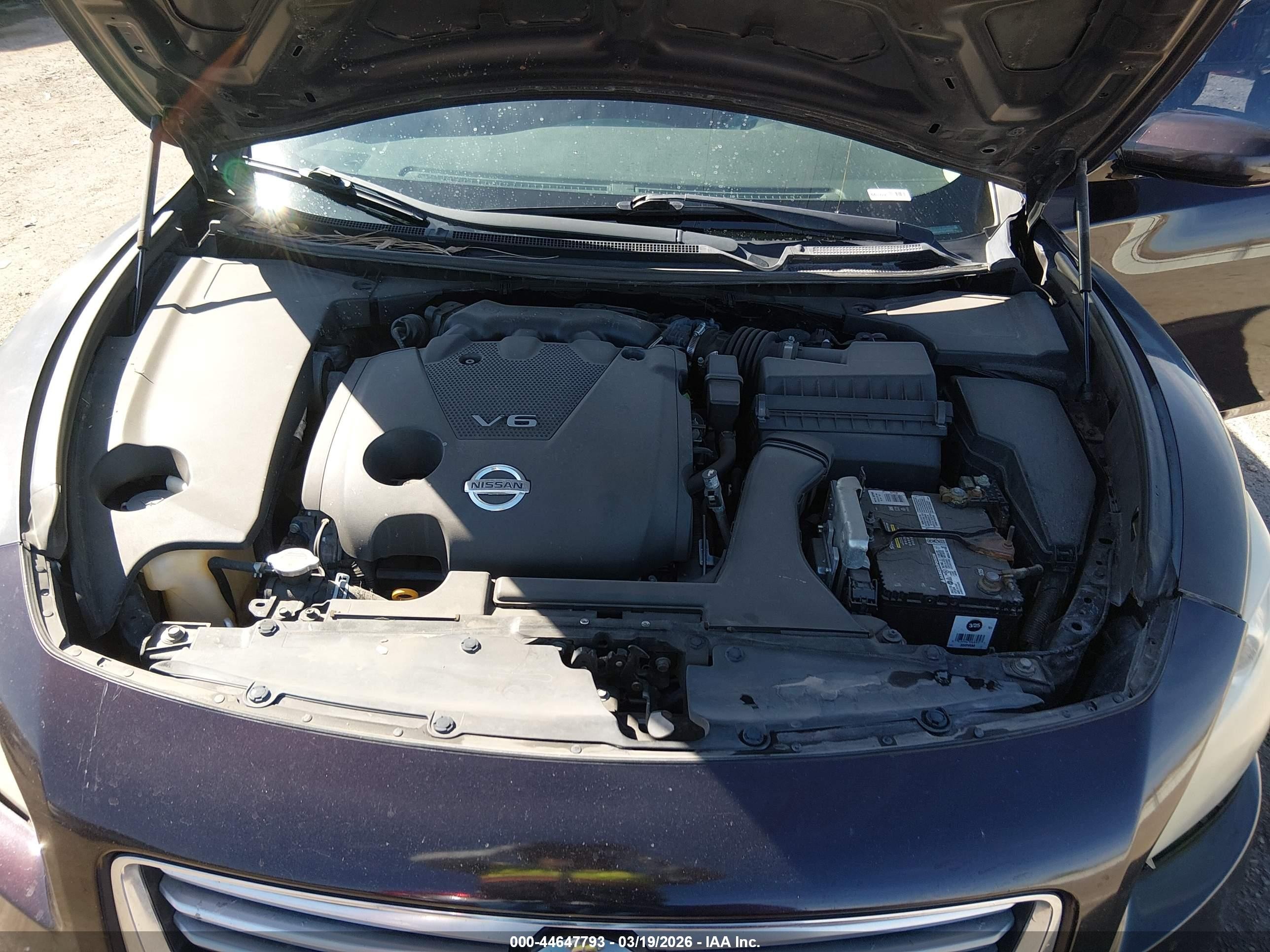 2014 Nissan Maxima 3.5 S Purple vin: 1N4AA5AP6EC468319