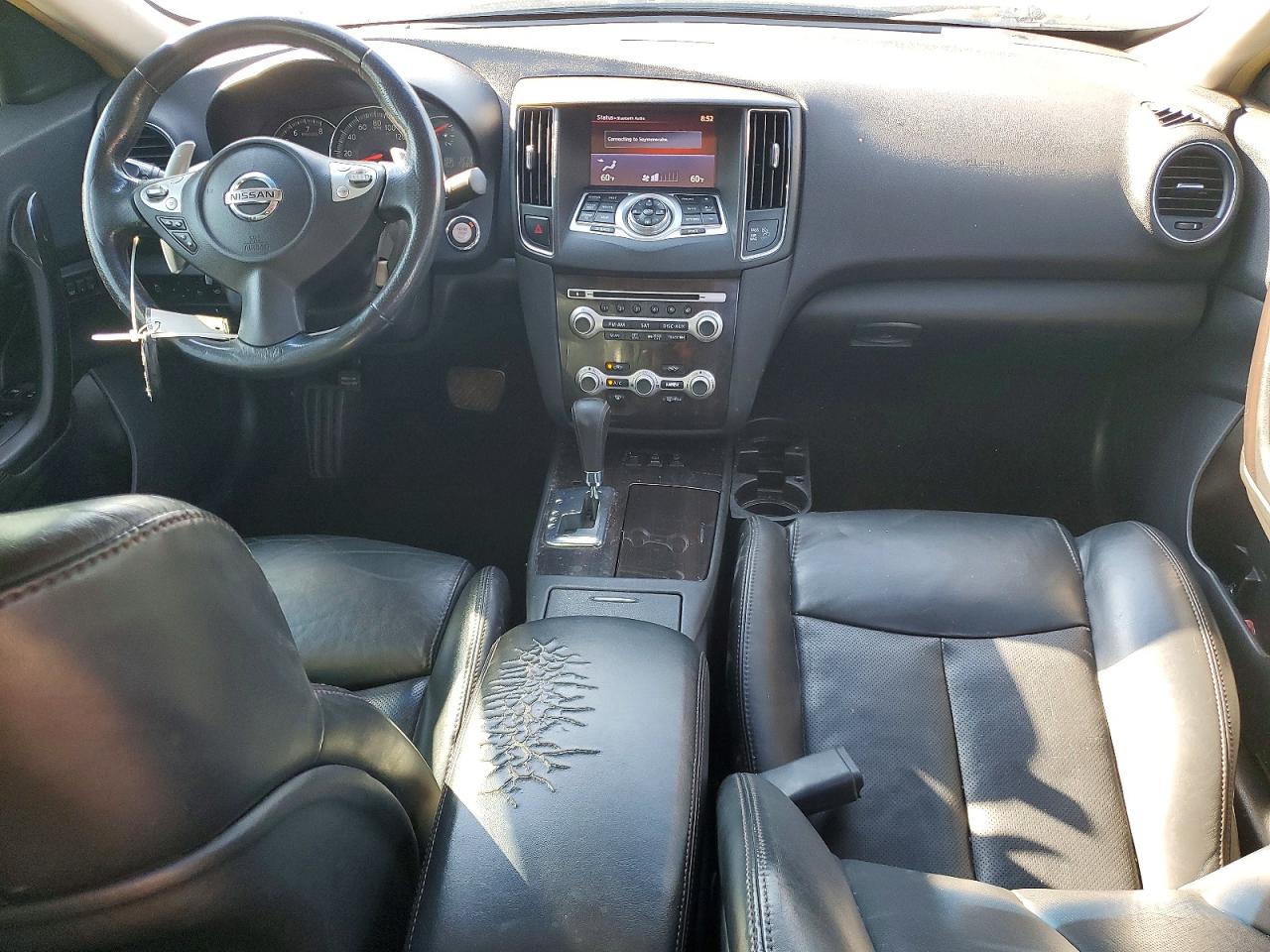 2014 Nissan Maxima 3.5 Sv White vin: 1N4AA5AP6EC469938
