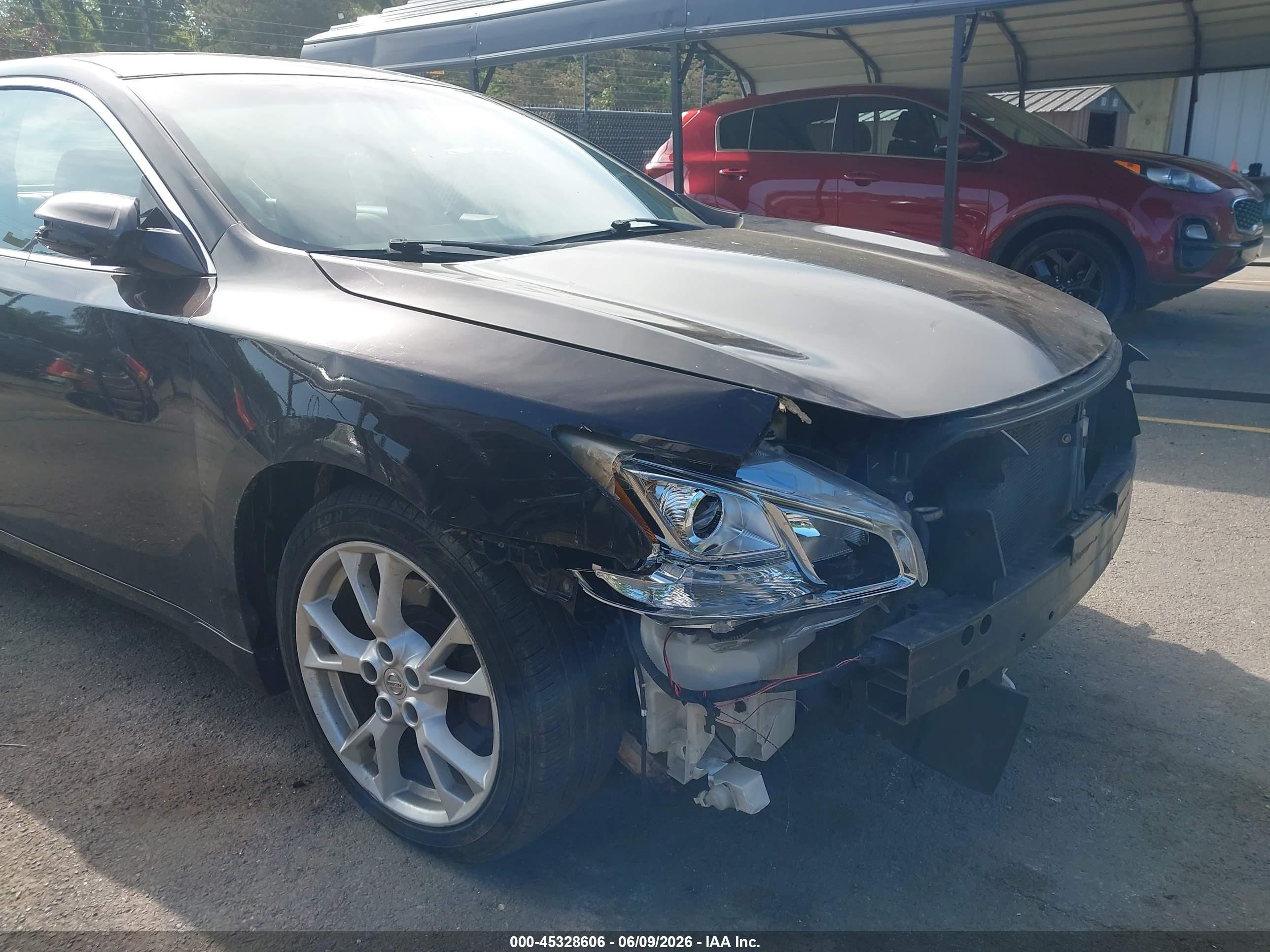 2014 Nissan Maxima 3.5 Sv Черный vin: 1N4AA5AP6EC473598