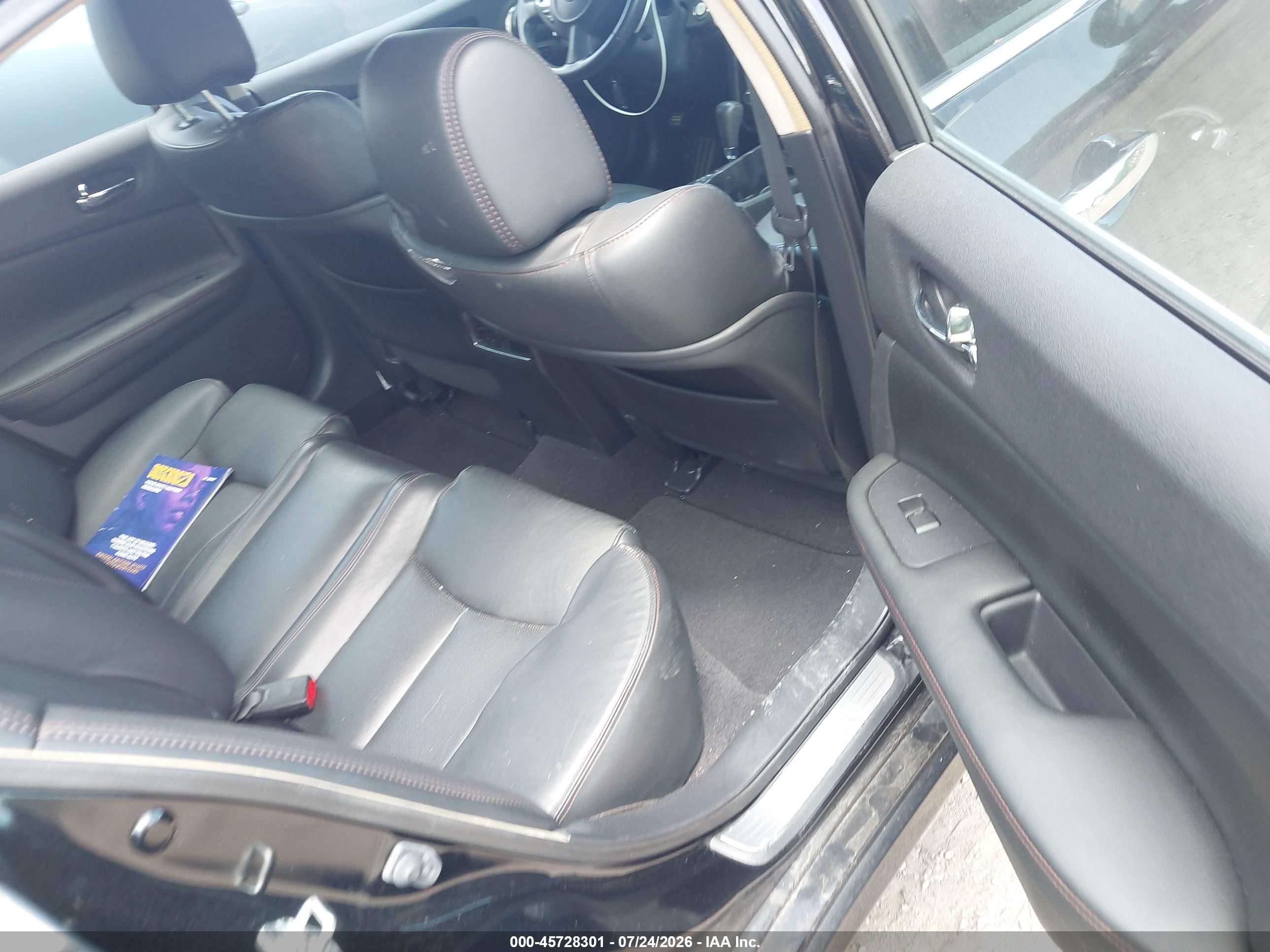 2014 Nissan Maxima 3.5 Sv Black vin: 1N4AA5AP6EC475707