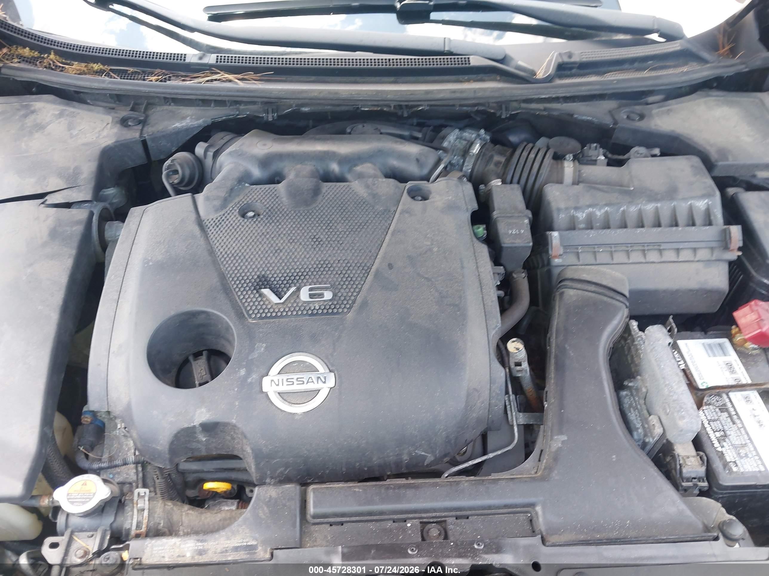 2014 Nissan Maxima 3.5 Sv Black vin: 1N4AA5AP6EC475707