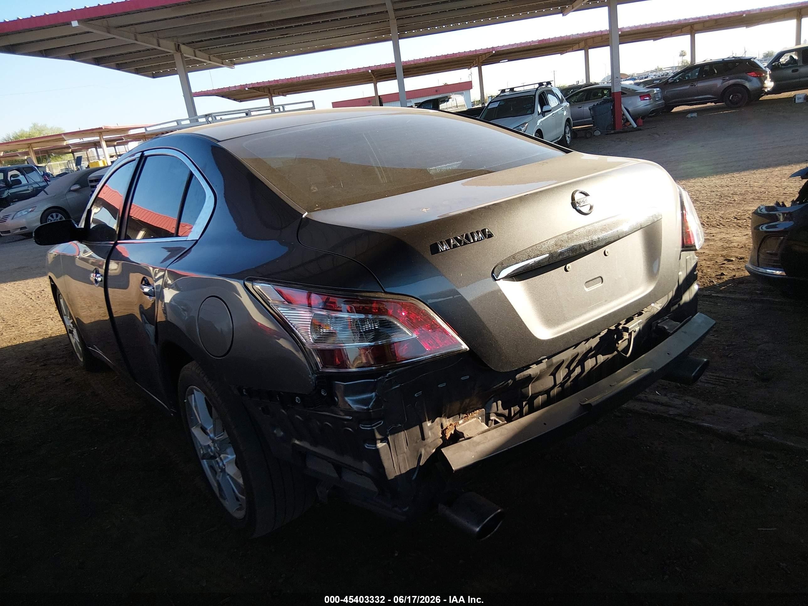 2014 Nissan Maxima 3.5 S/3.5 Sv Gray vin: 1N4AA5AP6EC477263
