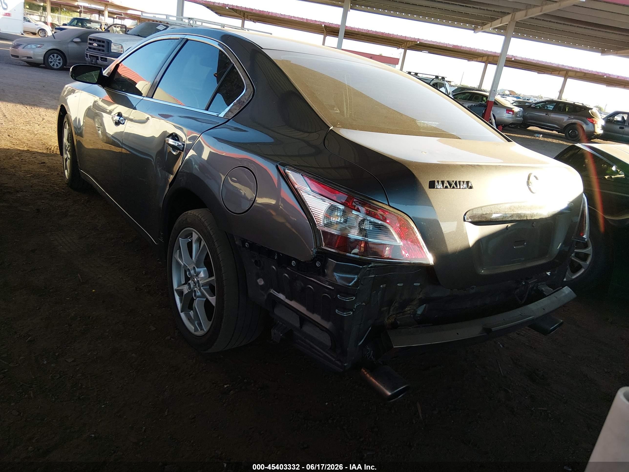 2014 Nissan Maxima 3.5 S/3.5 Sv Gray vin: 1N4AA5AP6EC477263