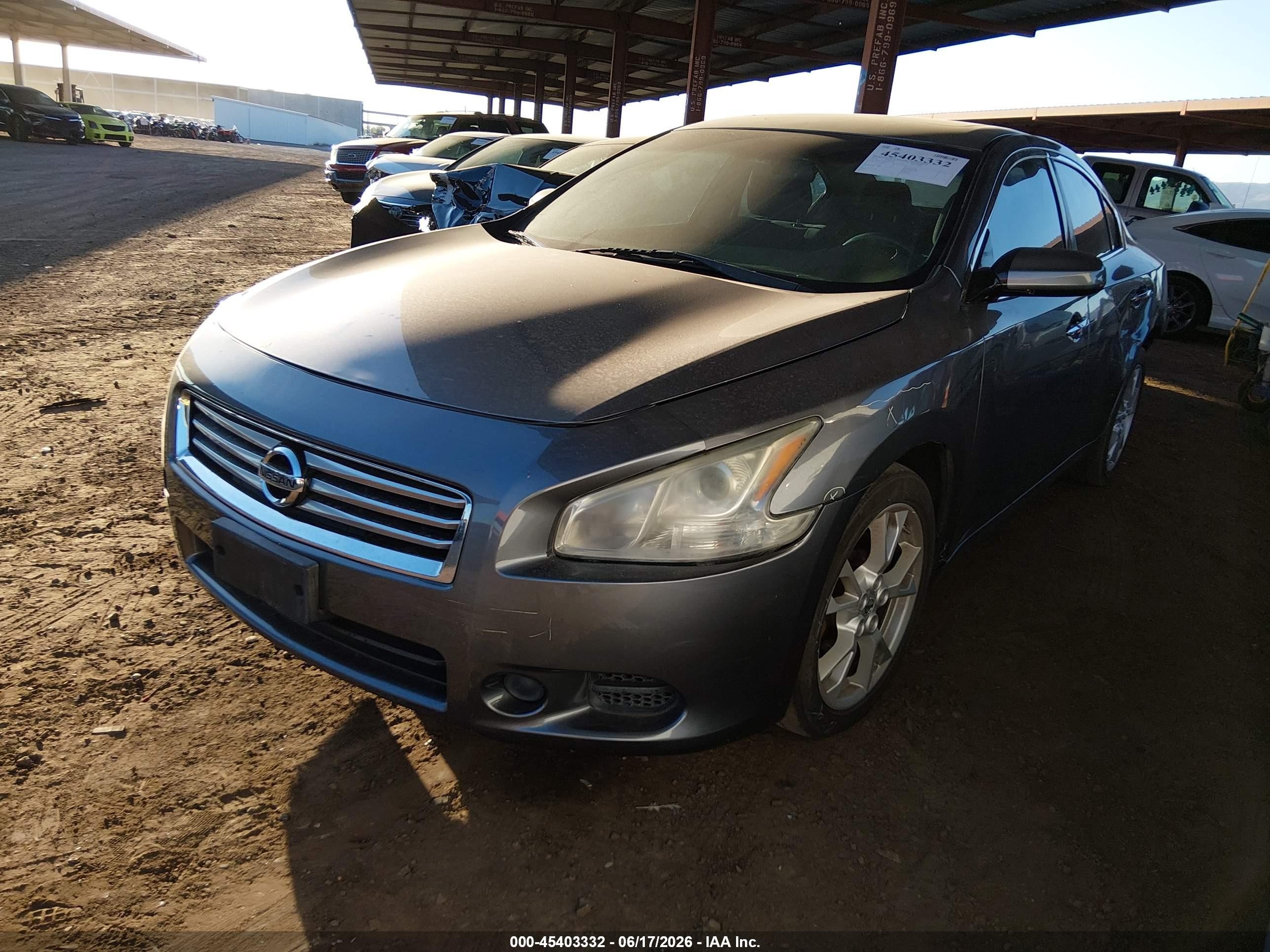 2014 Nissan Maxima 3.5 S/3.5 Sv Gray vin: 1N4AA5AP6EC477263
