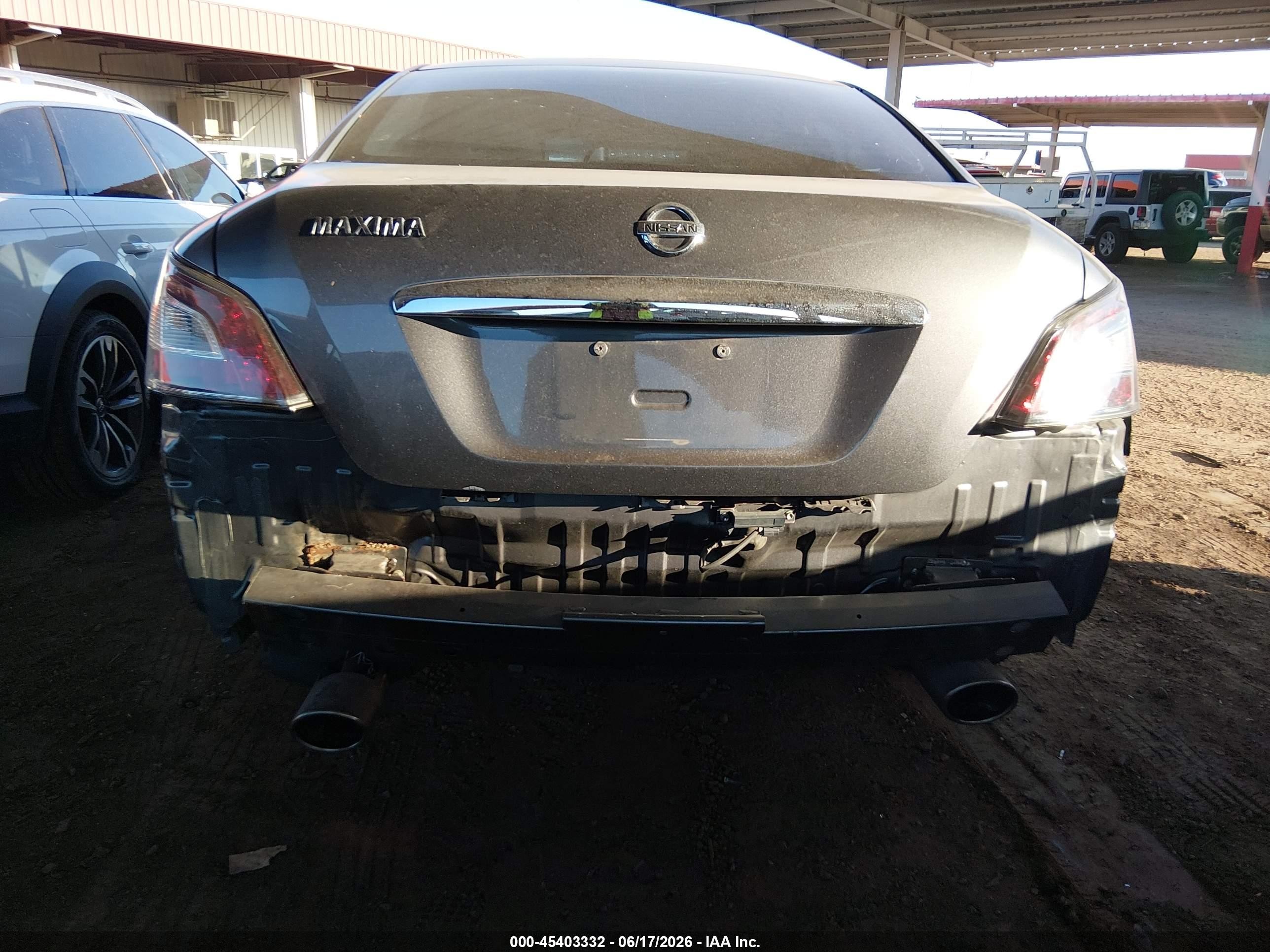 2014 Nissan Maxima 3.5 S/3.5 Sv Gray vin: 1N4AA5AP6EC477263