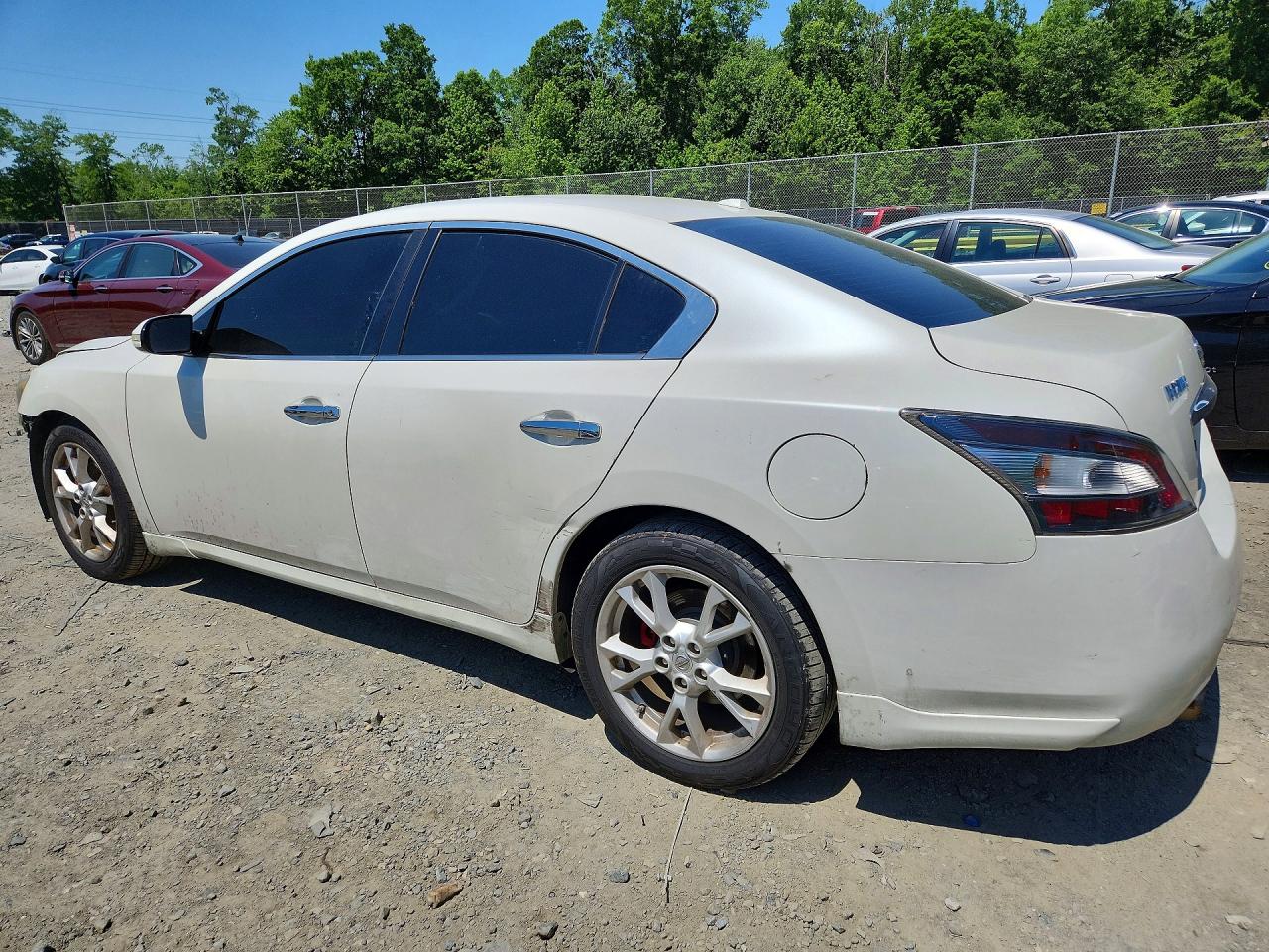 2014 Nissan Maxima 3.5 S White vin: 1N4AA5AP6EC479417
