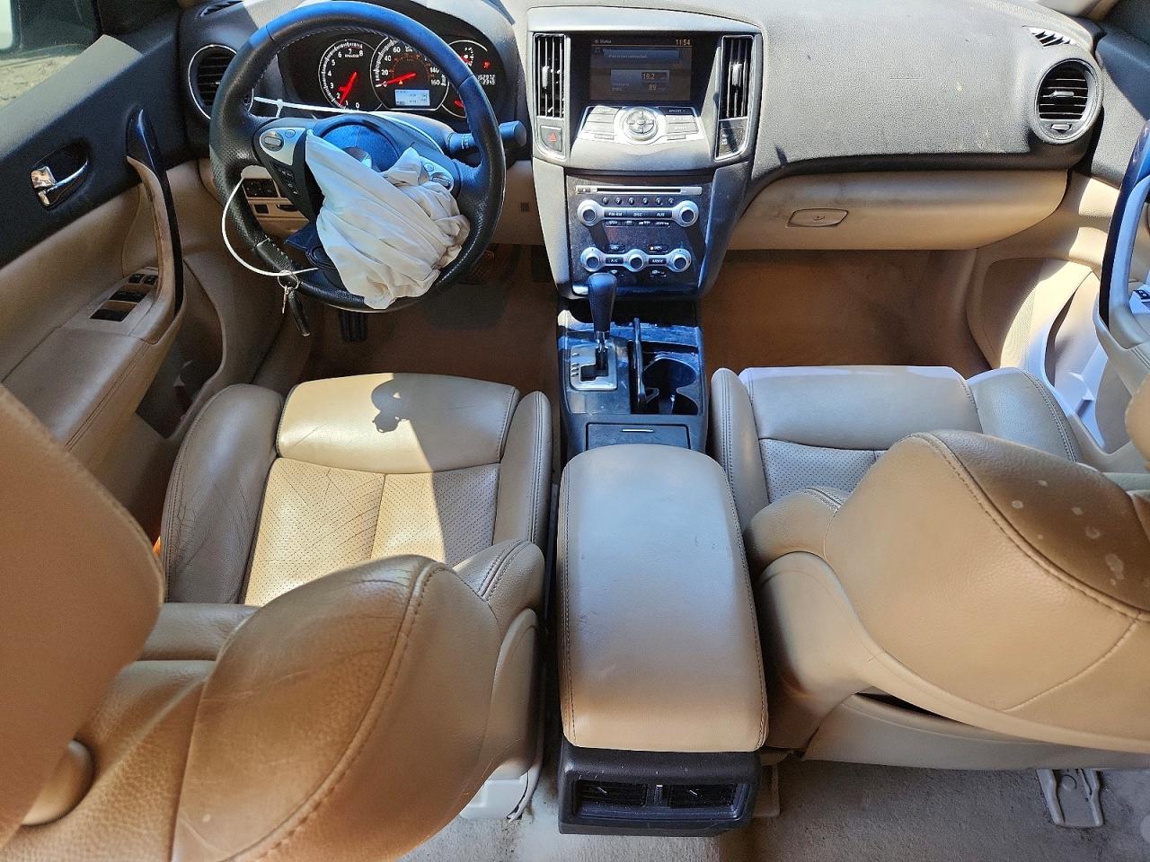 2014 Nissan Maxima 3.5 S White vin: 1N4AA5AP6EC479417