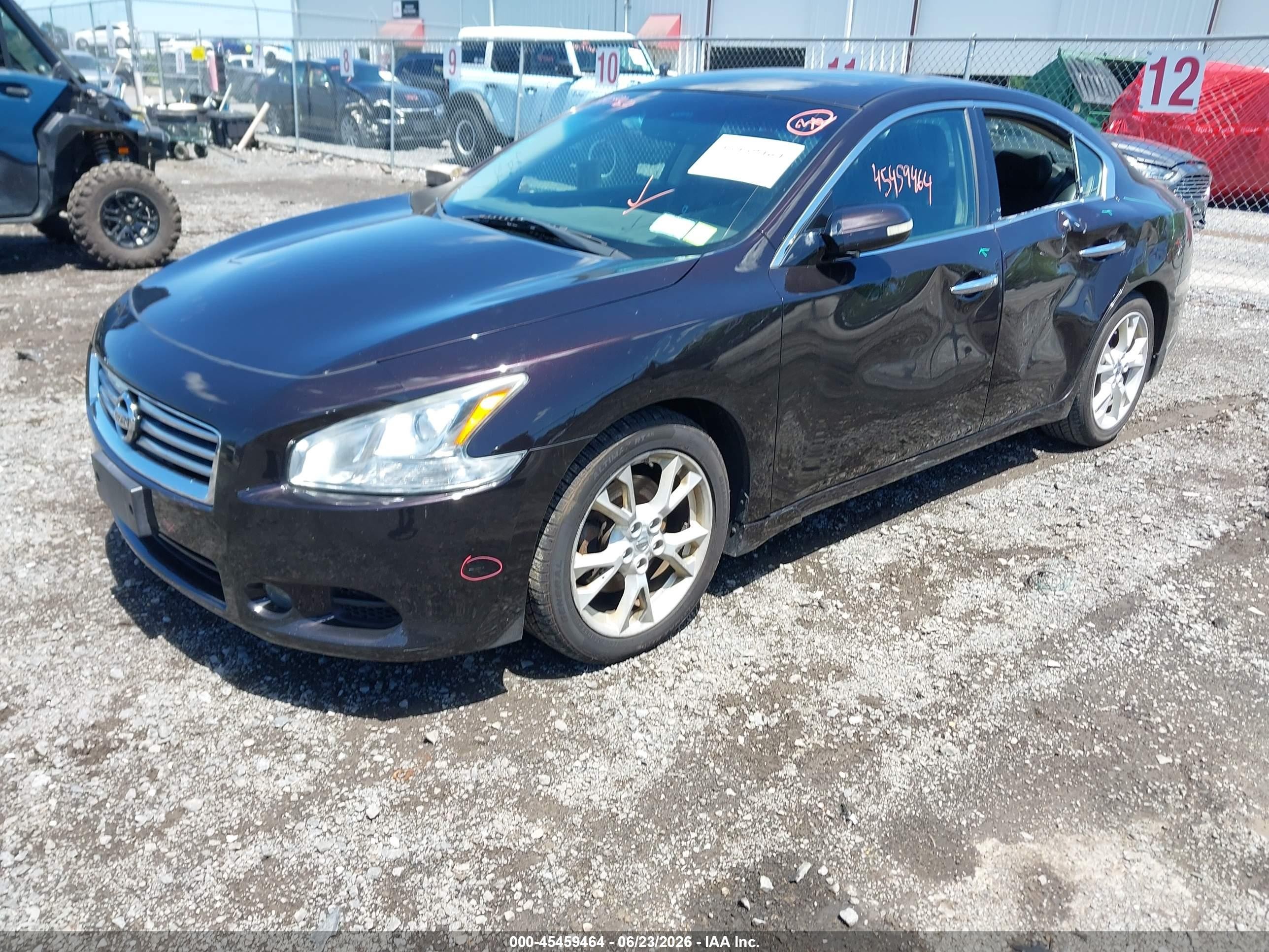 2014 Nissan Maxima 3.5 Sv Purple vin: 1N4AA5AP6EC481149