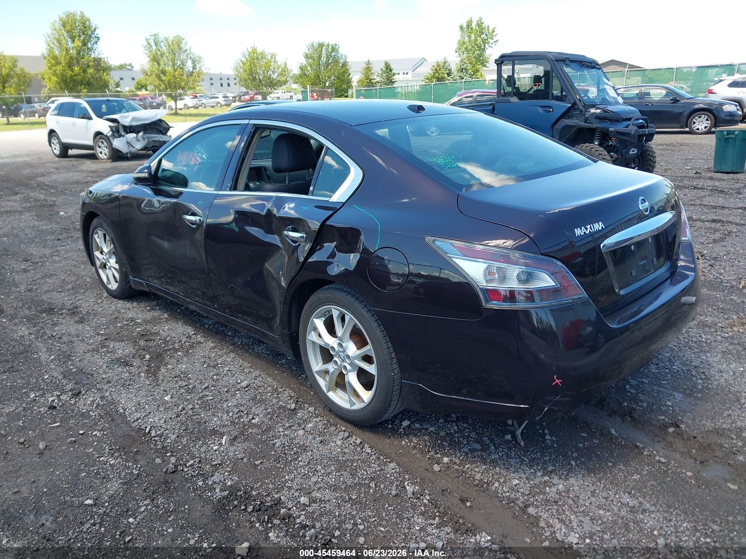 2014 Nissan Maxima 3.5 Sv Purple vin: 1N4AA5AP6EC481149