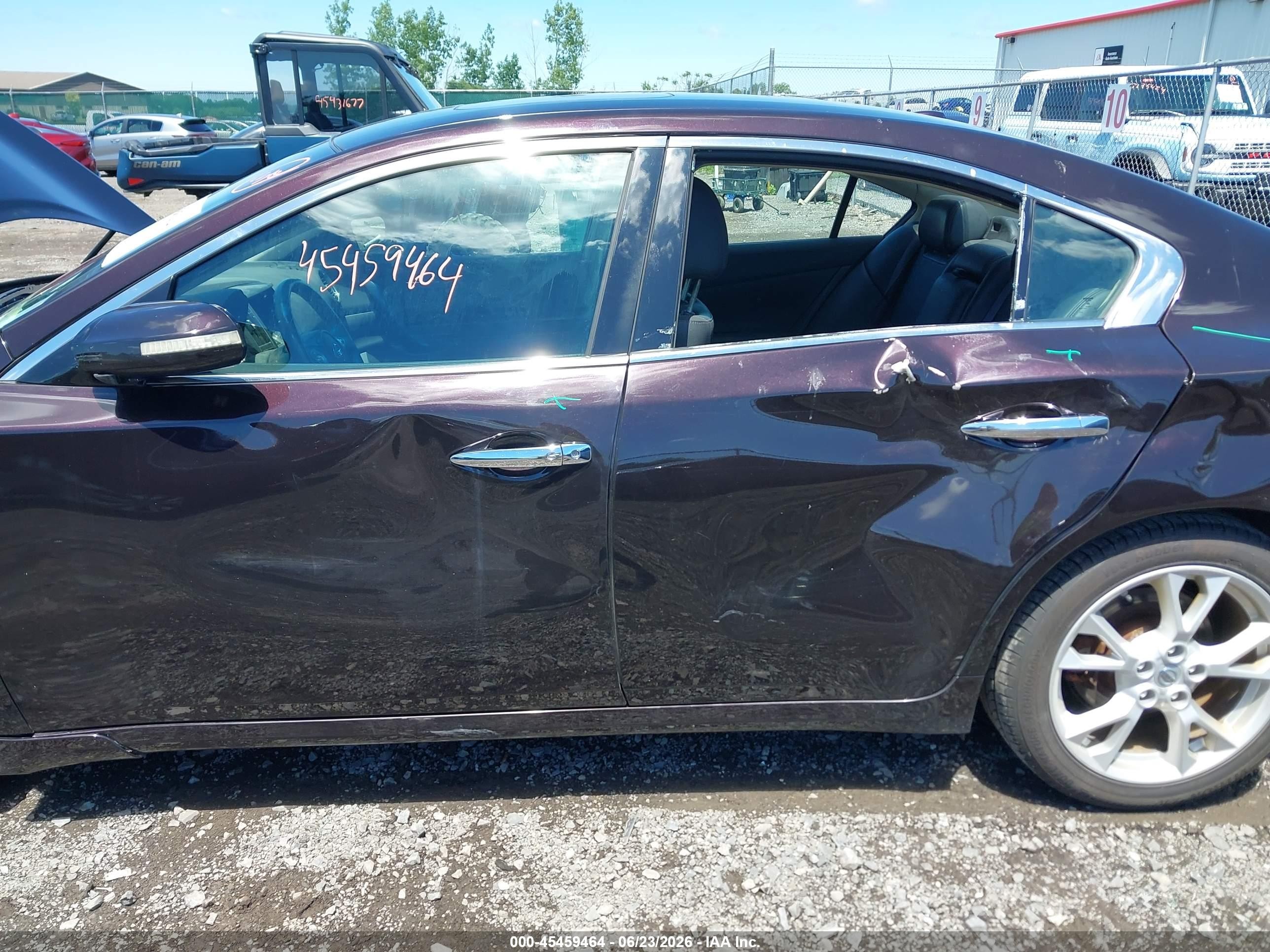 2014 Nissan Maxima 3.5 Sv Purple vin: 1N4AA5AP6EC481149