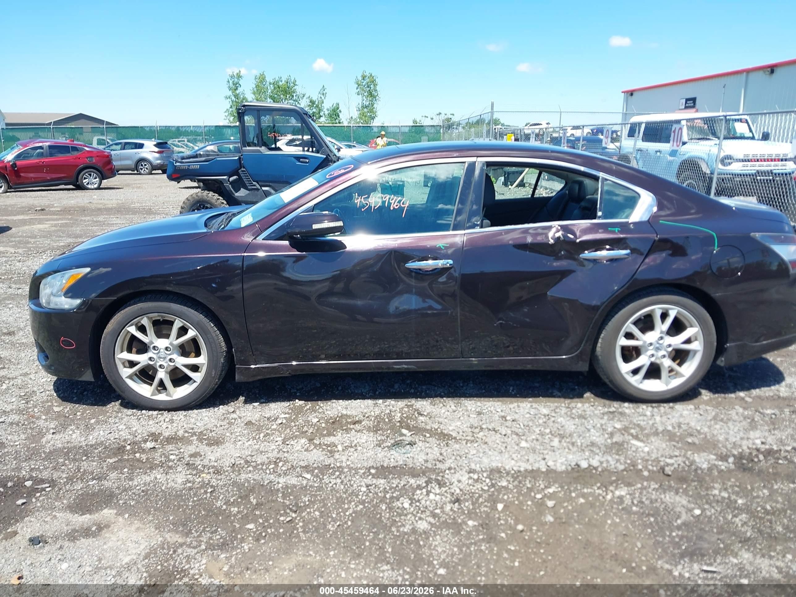 2014 Nissan Maxima 3.5 Sv Purple vin: 1N4AA5AP6EC481149