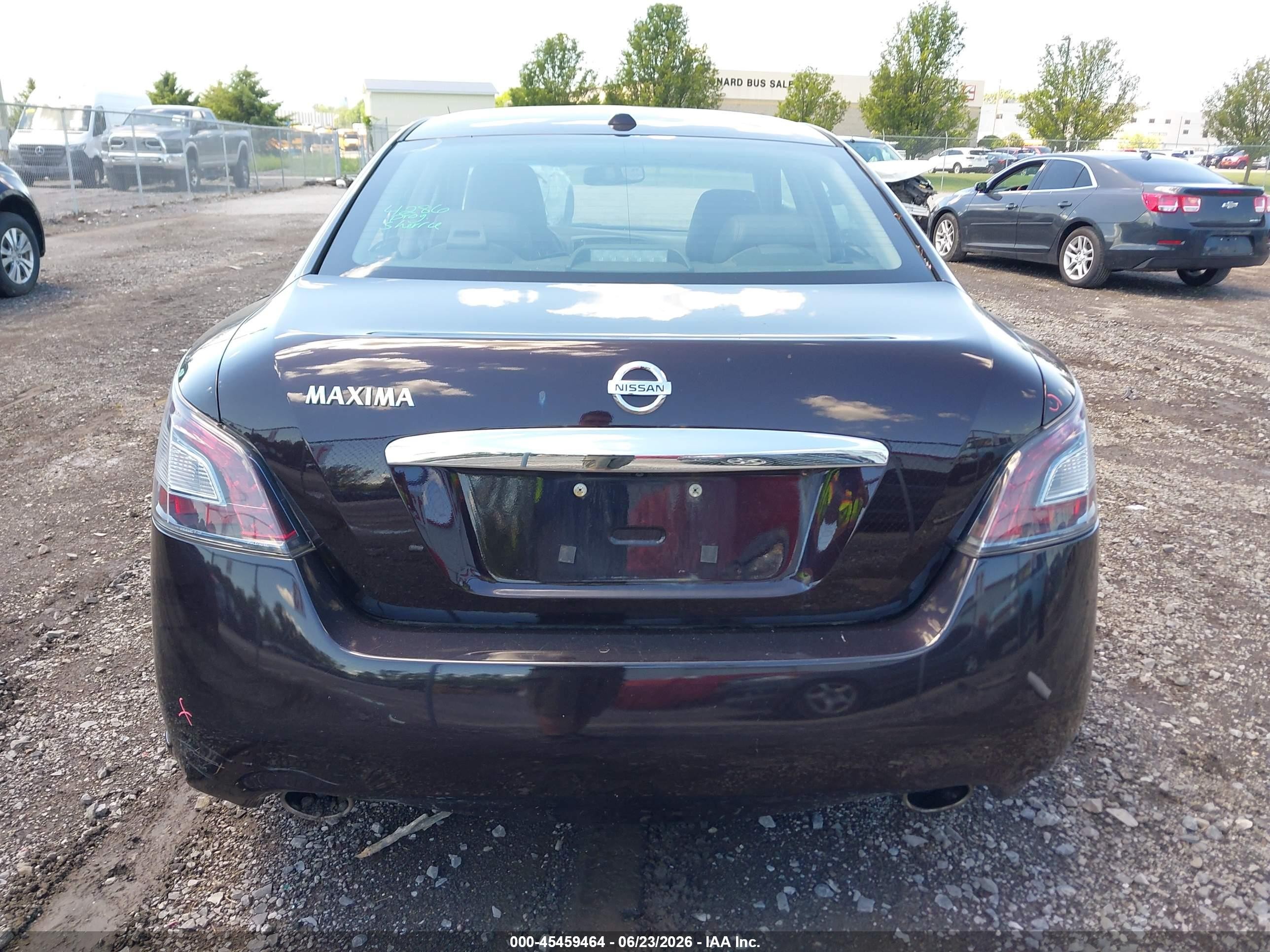 2014 Nissan Maxima 3.5 Sv Purple vin: 1N4AA5AP6EC481149