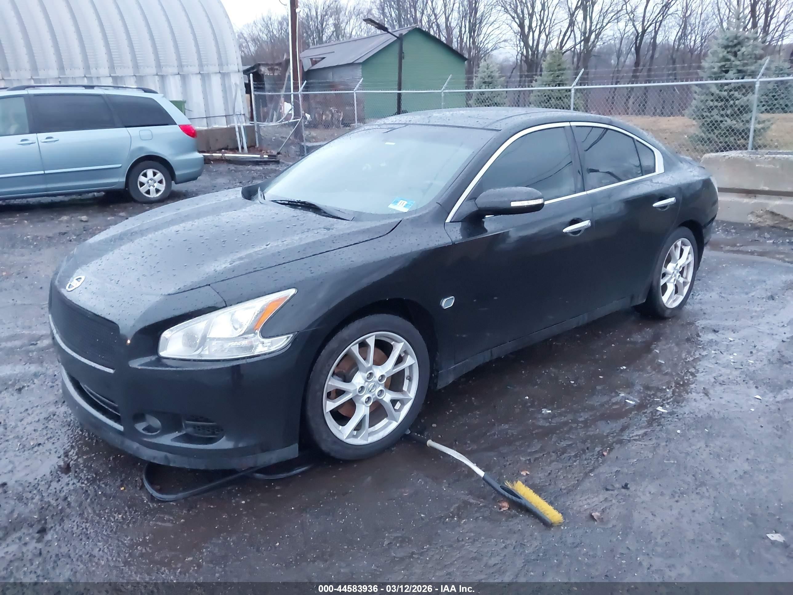 2014 Nissan Maxima 3.5 Sv Black vin: 1N4AA5AP6EC481734