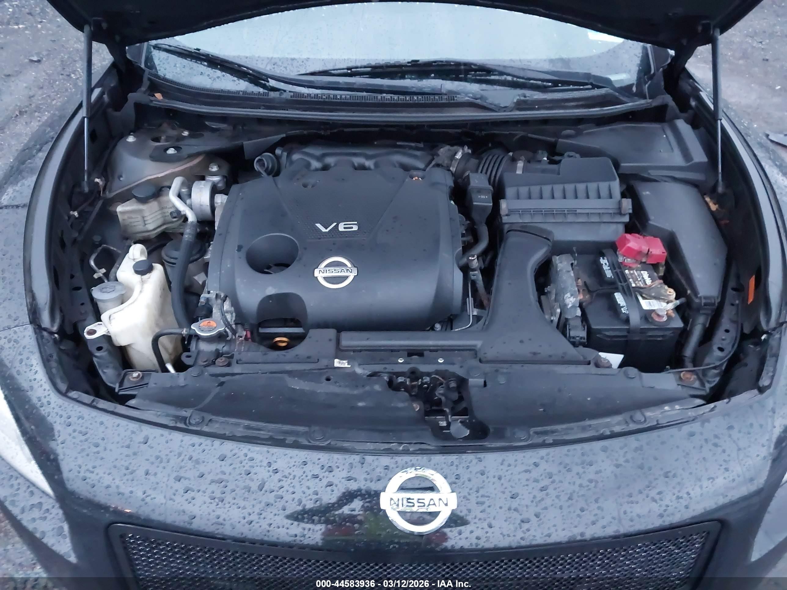 2014 Nissan Maxima 3.5 Sv Black vin: 1N4AA5AP6EC481734
