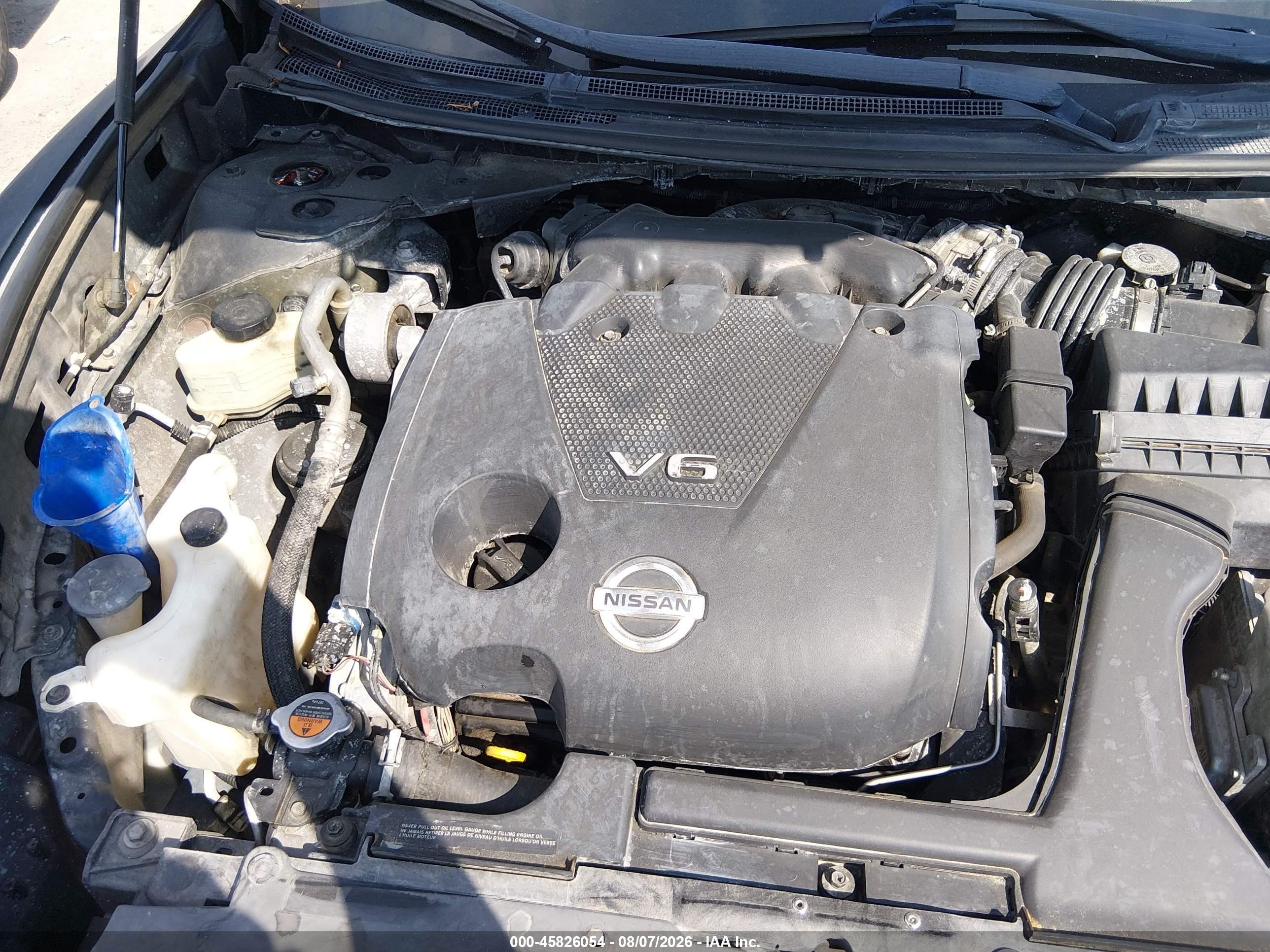2014 Nissan Maxima 3.5 S/3.5 Sv Blue vin: 1N4AA5AP6EC485766