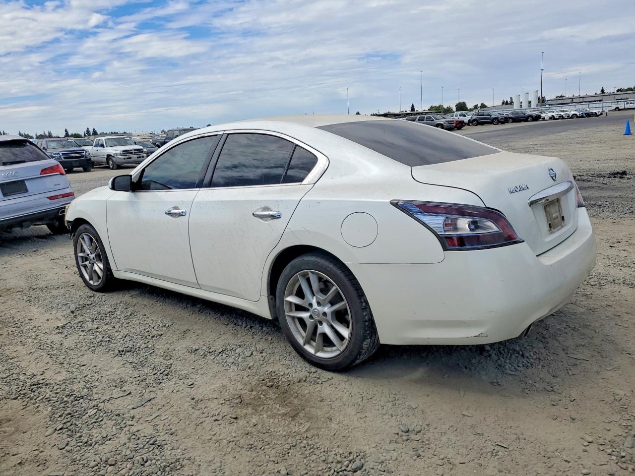 2014 Nissan Maxima 3.5 S White vin: 1N4AA5AP6EC486285