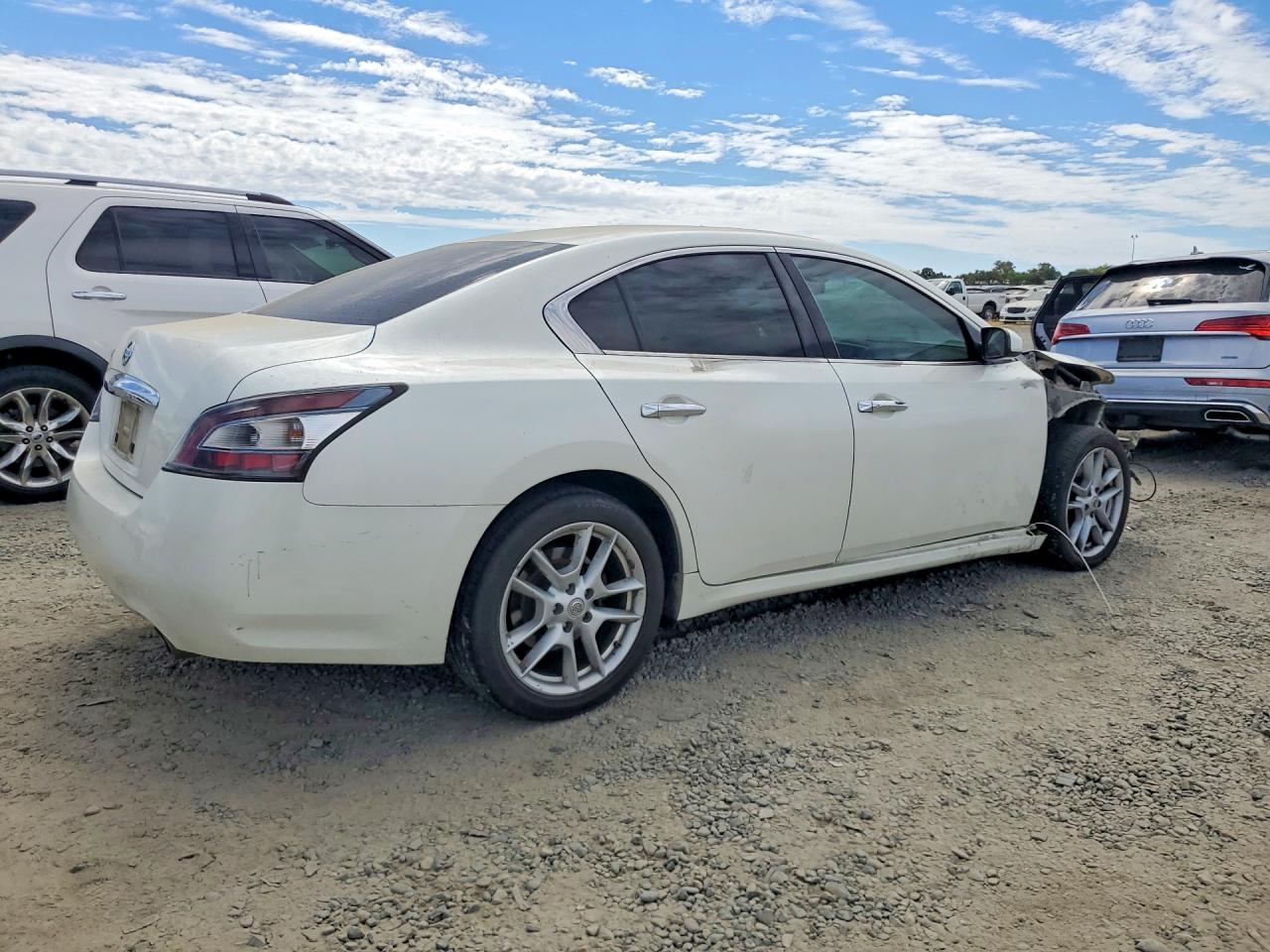 2014 Nissan Maxima 3.5 S White vin: 1N4AA5AP6EC486285