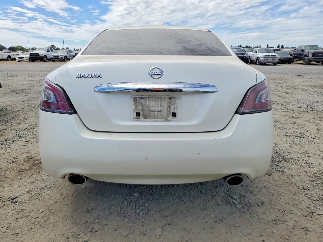 2014 Nissan Maxima 3.5 S White vin: 1N4AA5AP6EC486285