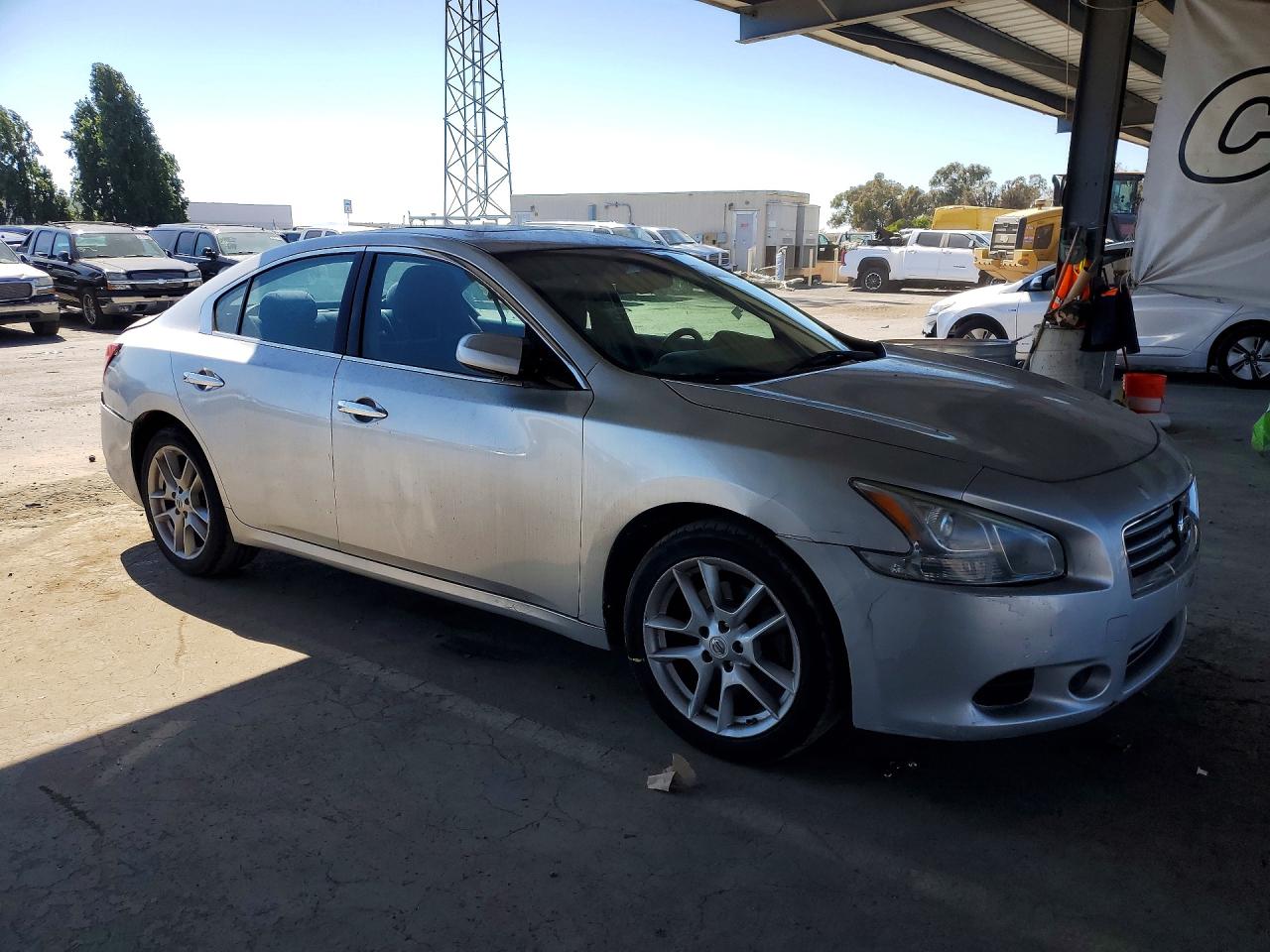 2014 Nissan Maxima 3.5 S Silver vin: 1N4AA5AP6EC489428