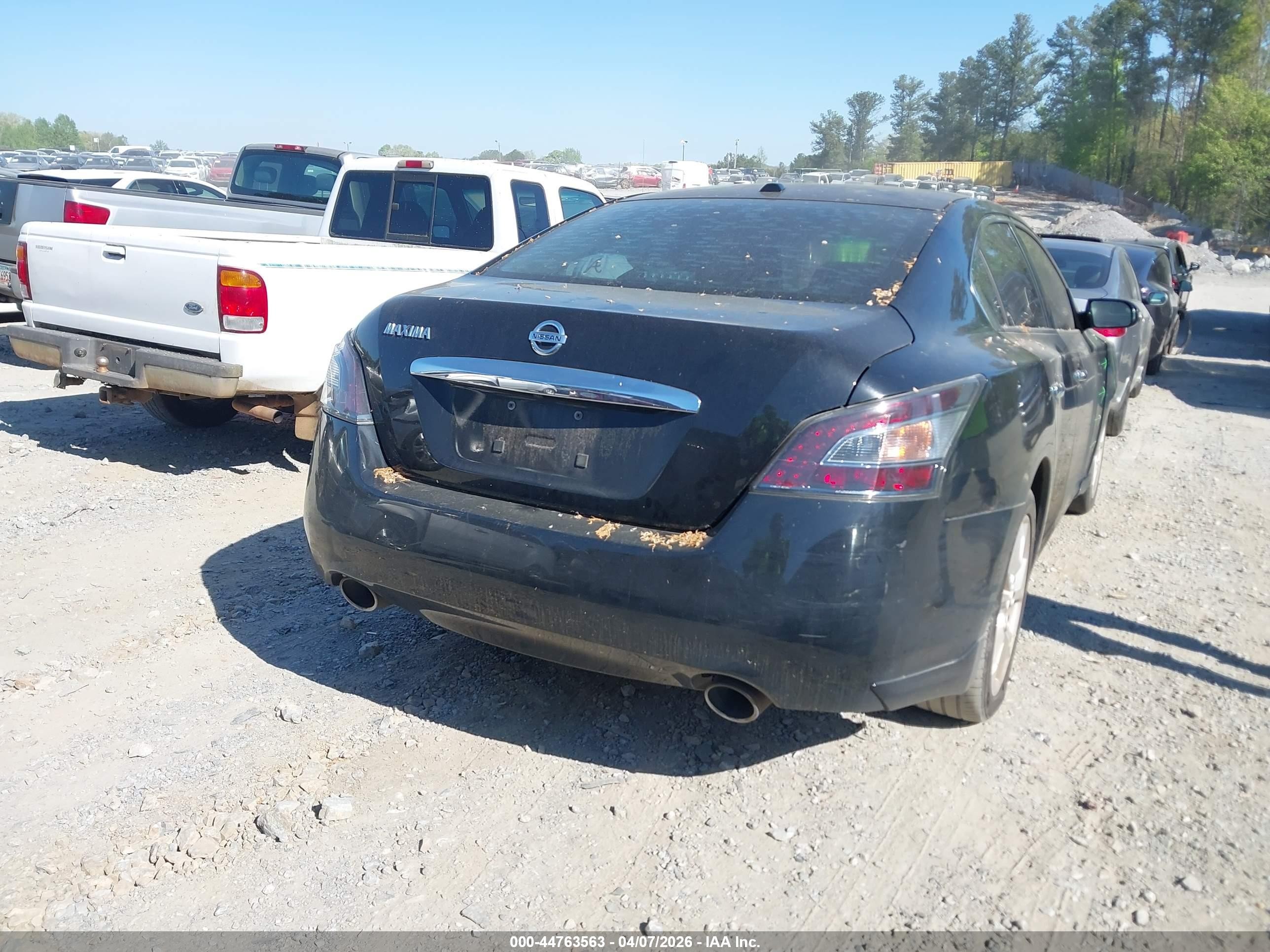 2014 Nissan Maxima 3.5 Sv Black vin: 1N4AA5AP6EC491261