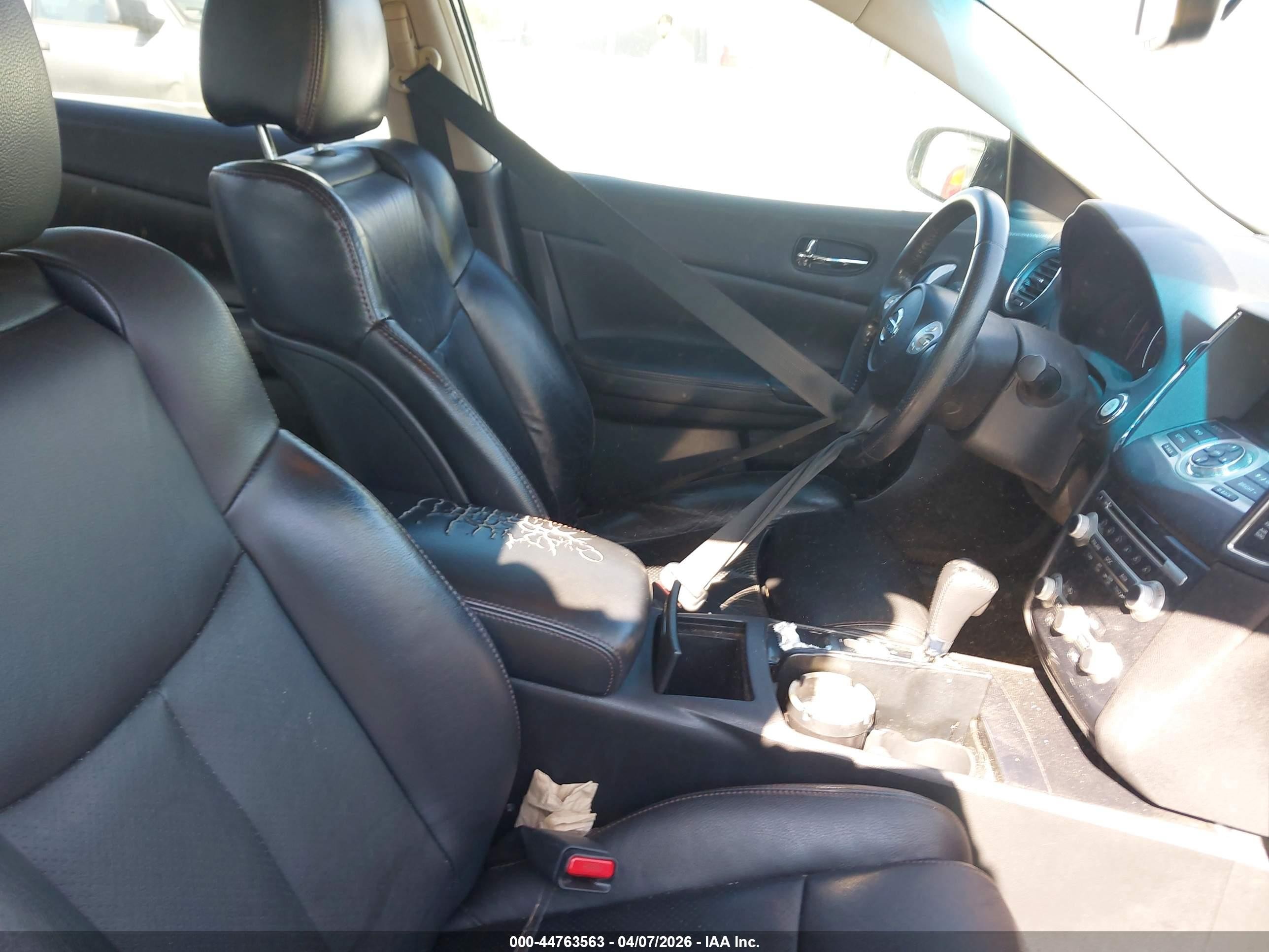 2014 Nissan Maxima 3.5 Sv Black vin: 1N4AA5AP6EC491261