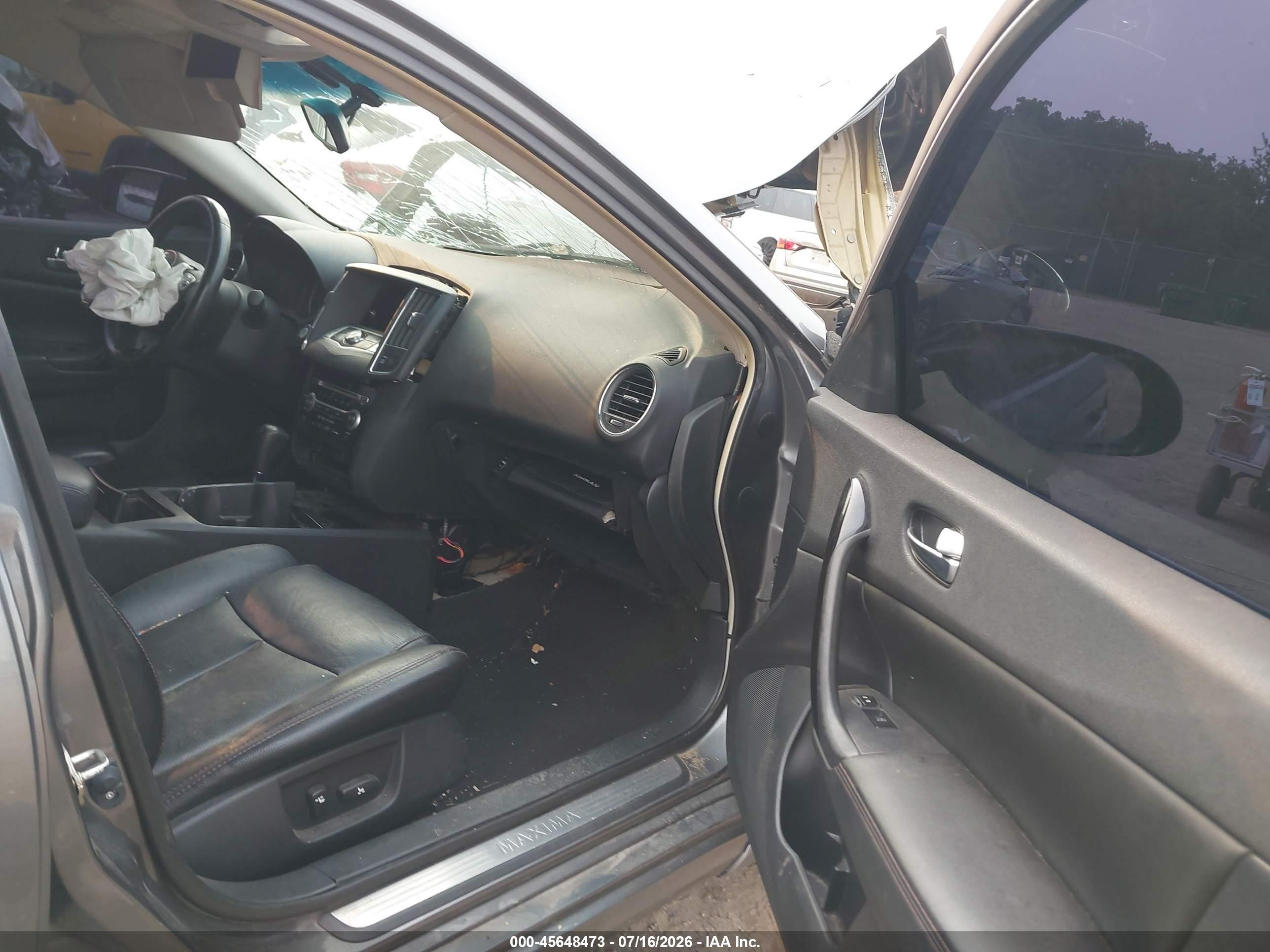 2014 Nissan Maxima 3.5 S Gray vin: 1N4AA5AP6EC495763