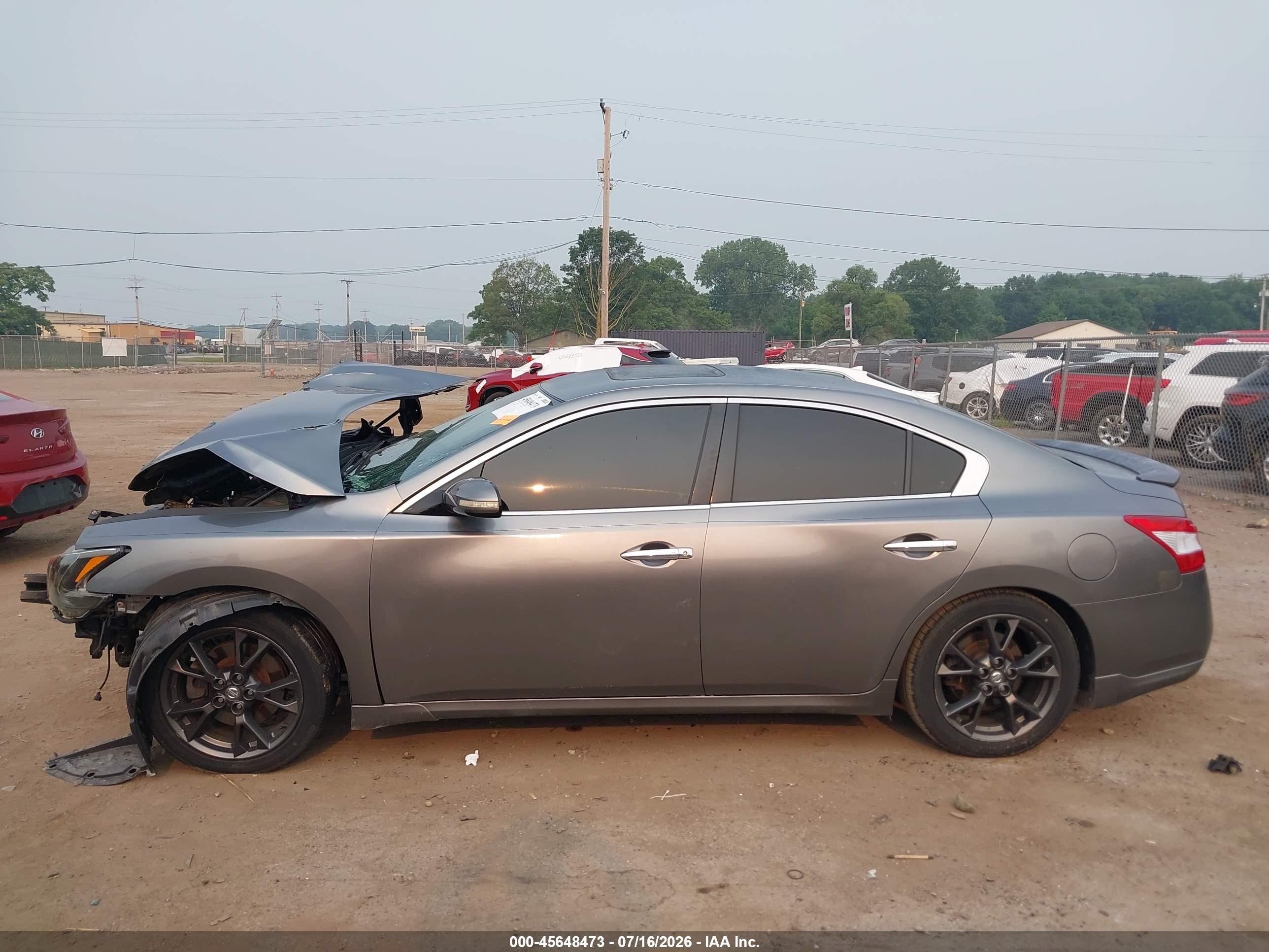 2014 Nissan Maxima 3.5 S Gray vin: 1N4AA5AP6EC495763