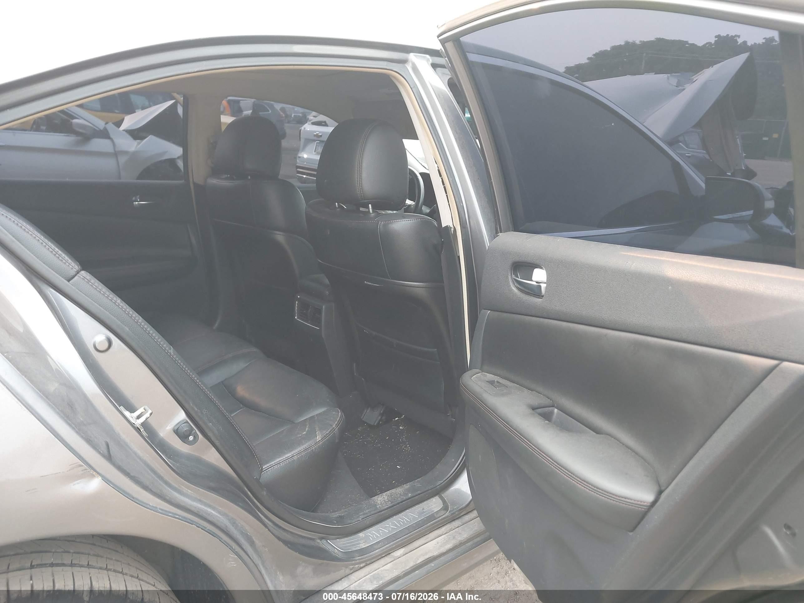 2014 Nissan Maxima 3.5 S Gray vin: 1N4AA5AP6EC495763