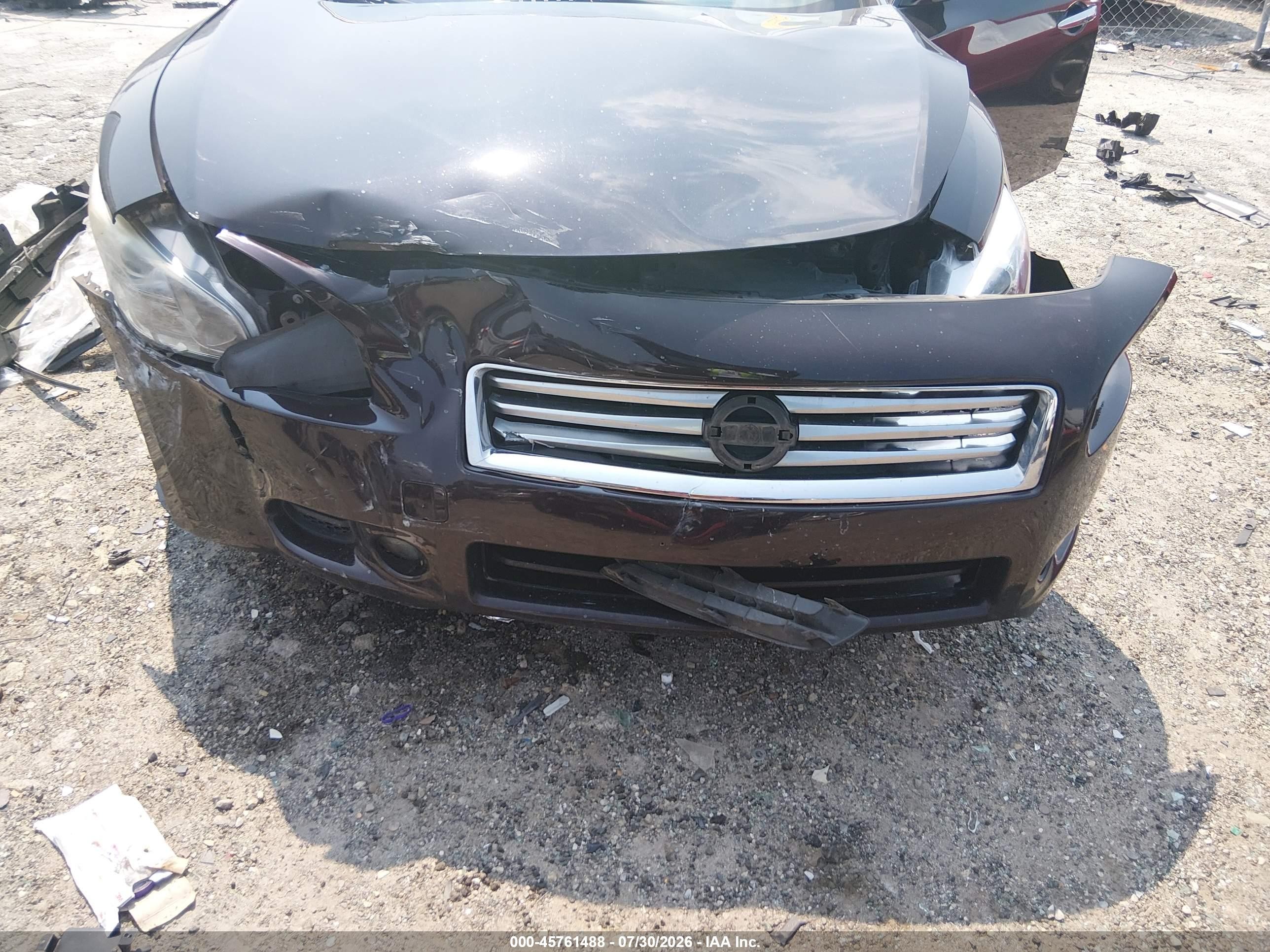 2014 Nissan Maxima 3.5 Sv Black vin: 1N4AA5AP6EC495908