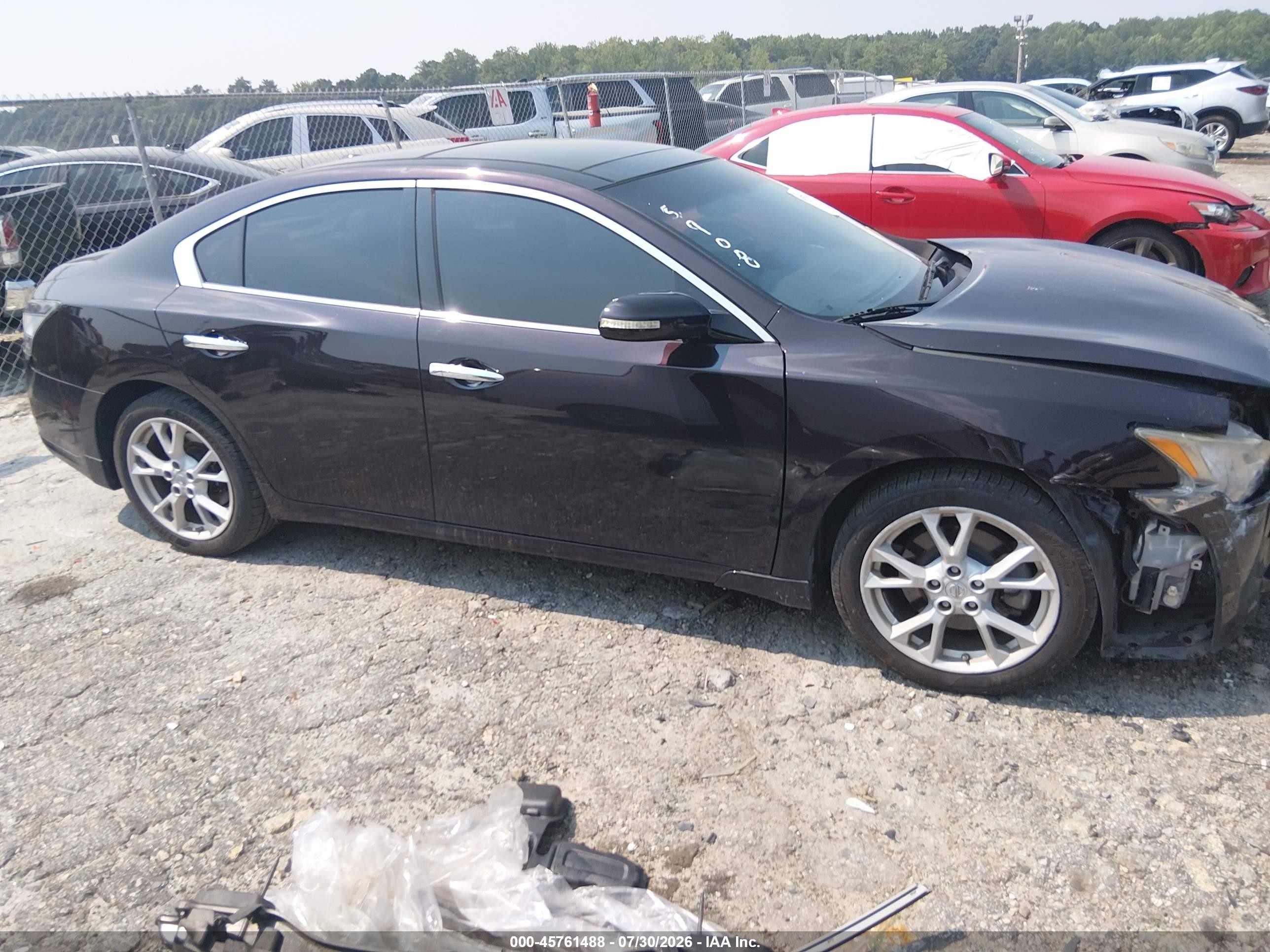 2014 Nissan Maxima 3.5 Sv Black vin: 1N4AA5AP6EC495908