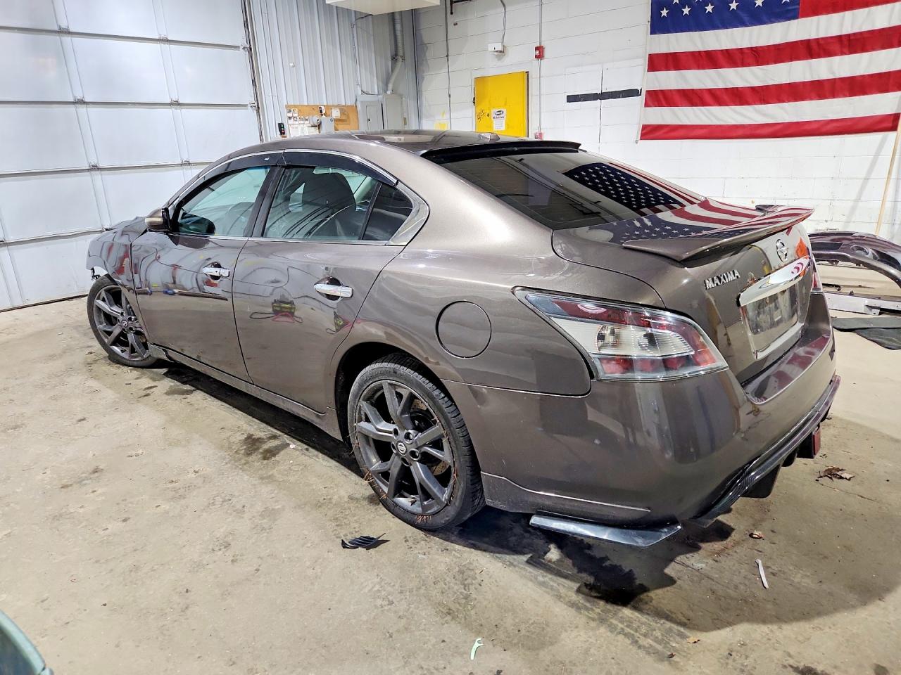 2014 Nissan Maxima 3.5 Sv Brown vin: 1N4AA5AP6EC498064