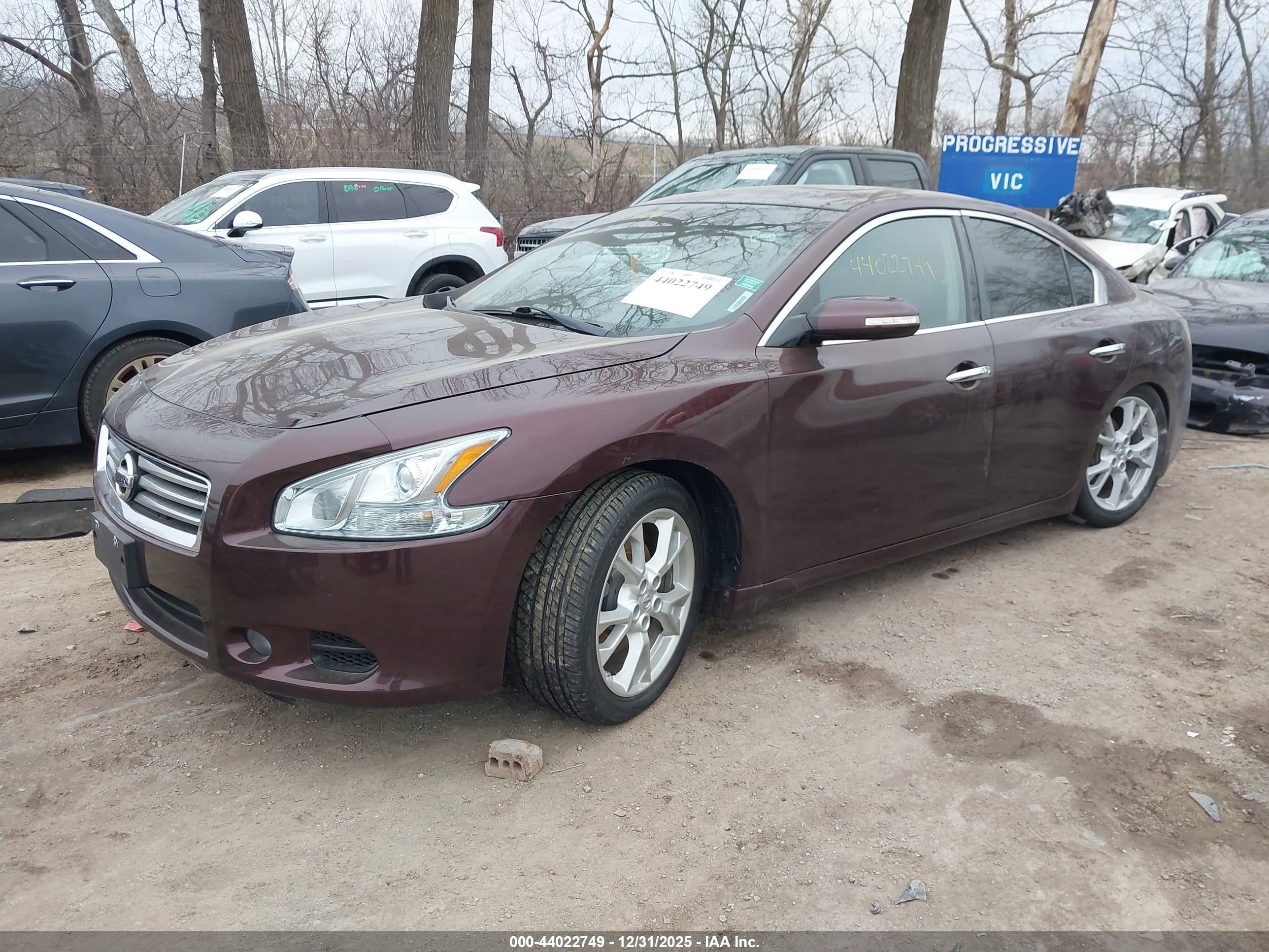 2014 Nissan Maxima 3.5 Sv Maroon vin: 1N4AA5AP6EC499165