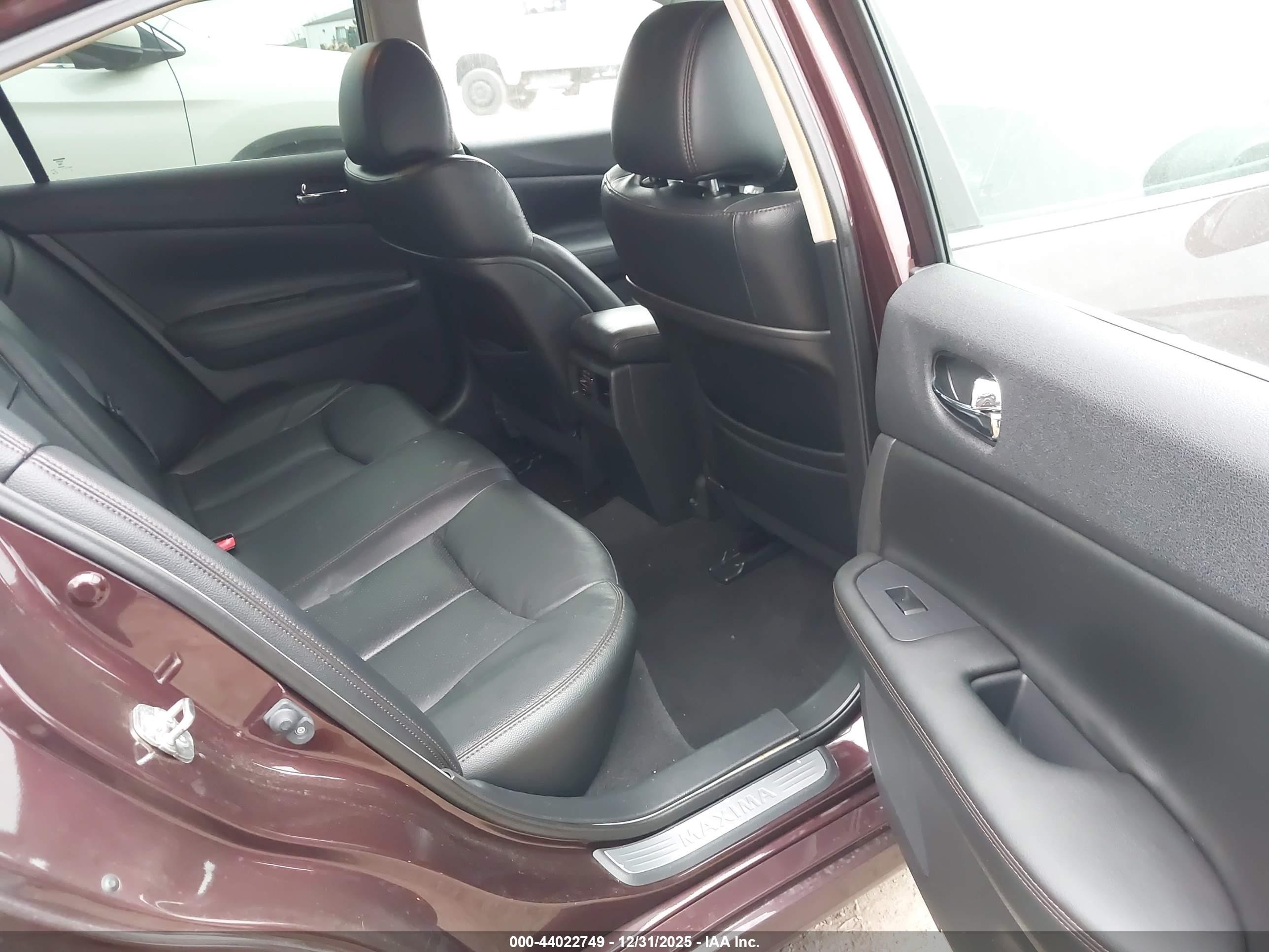 2014 Nissan Maxima 3.5 Sv Maroon vin: 1N4AA5AP6EC499165