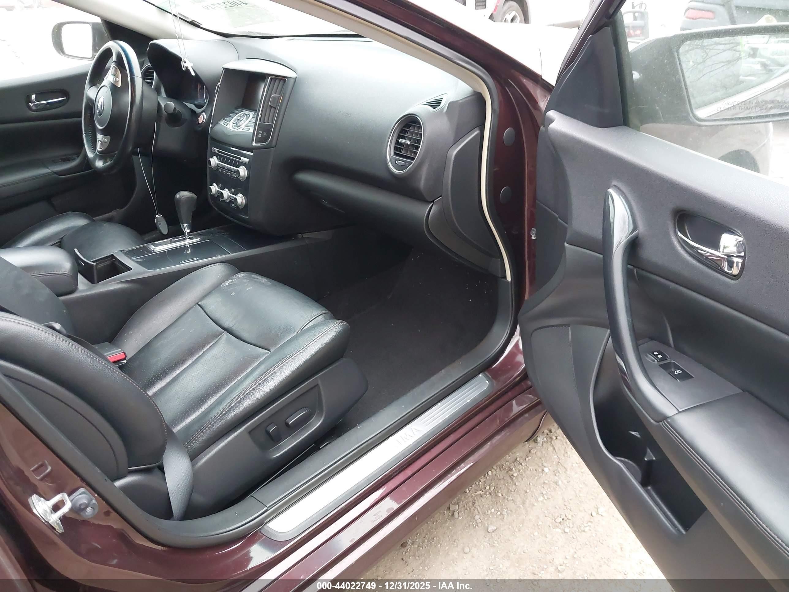 2014 Nissan Maxima 3.5 Sv Maroon vin: 1N4AA5AP6EC499165