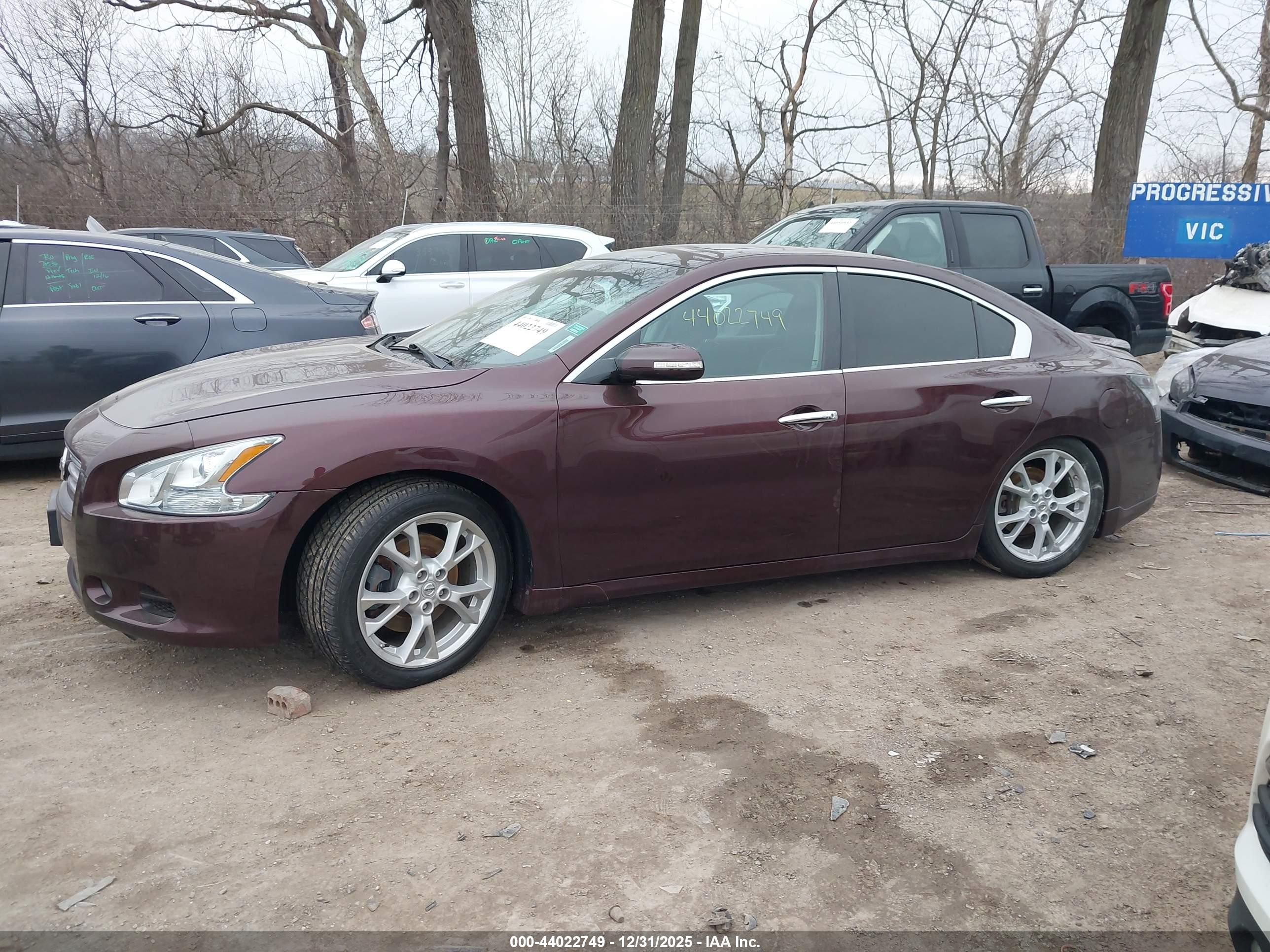 2014 Nissan Maxima 3.5 Sv Maroon vin: 1N4AA5AP6EC499165