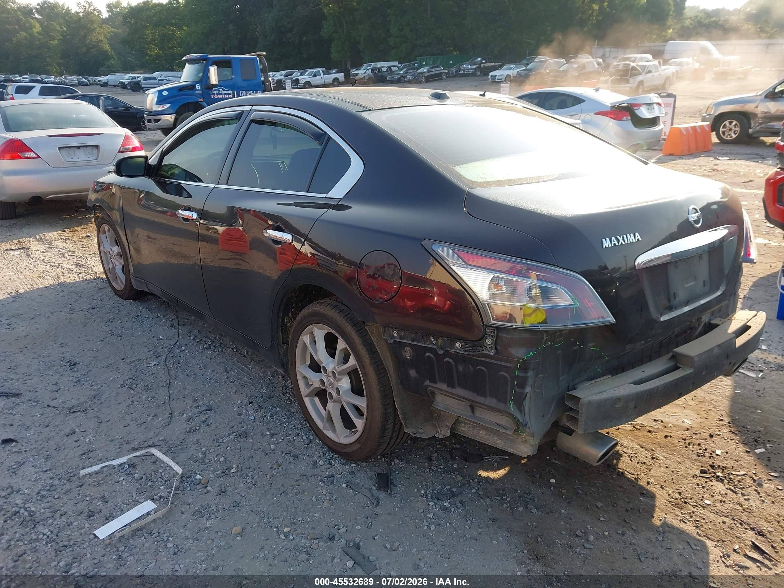 2014 Nissan Maxima 3.5 Sv Black vin: 1N4AA5AP6EC910189