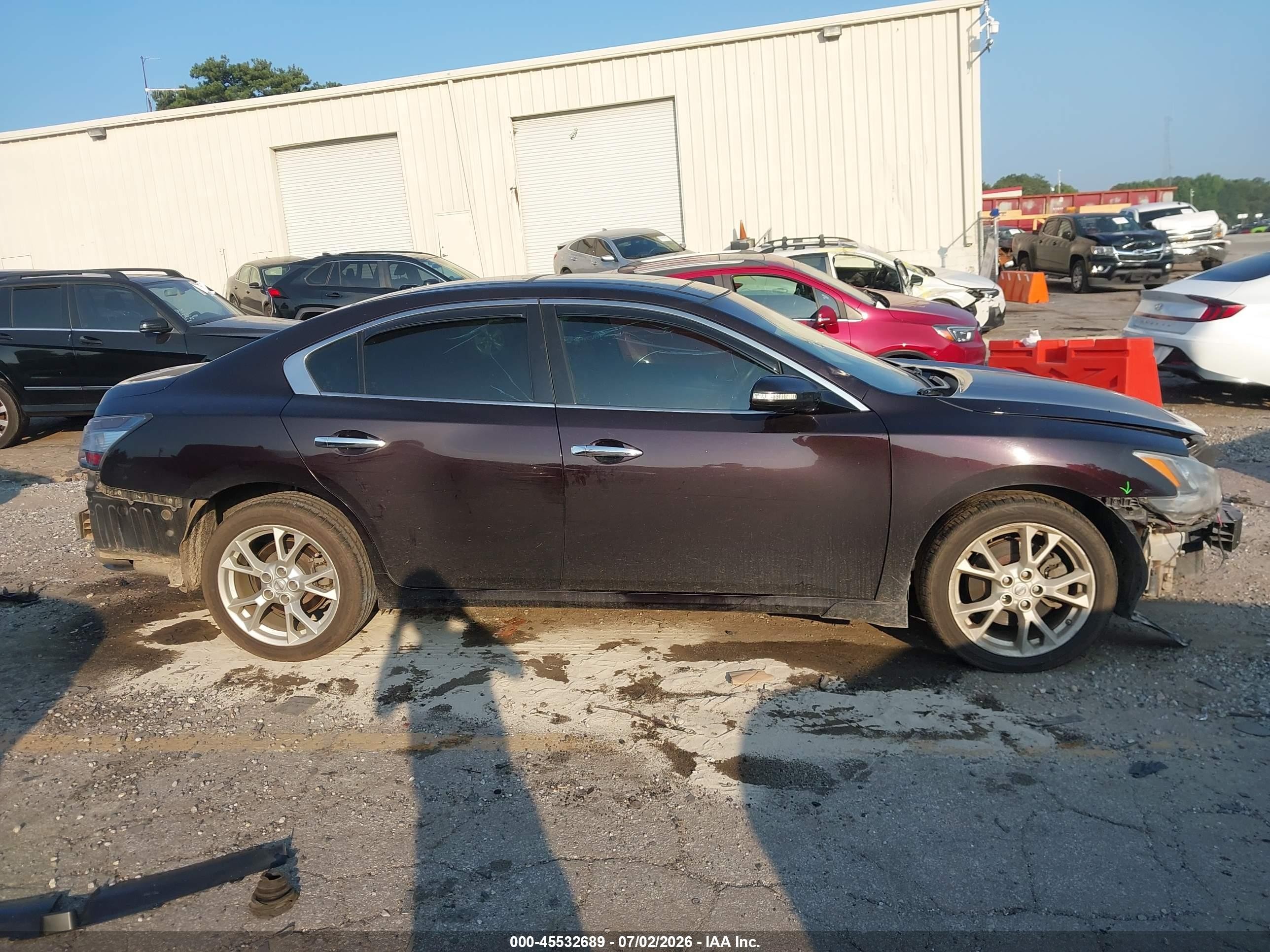 2014 Nissan Maxima 3.5 Sv Black vin: 1N4AA5AP6EC910189