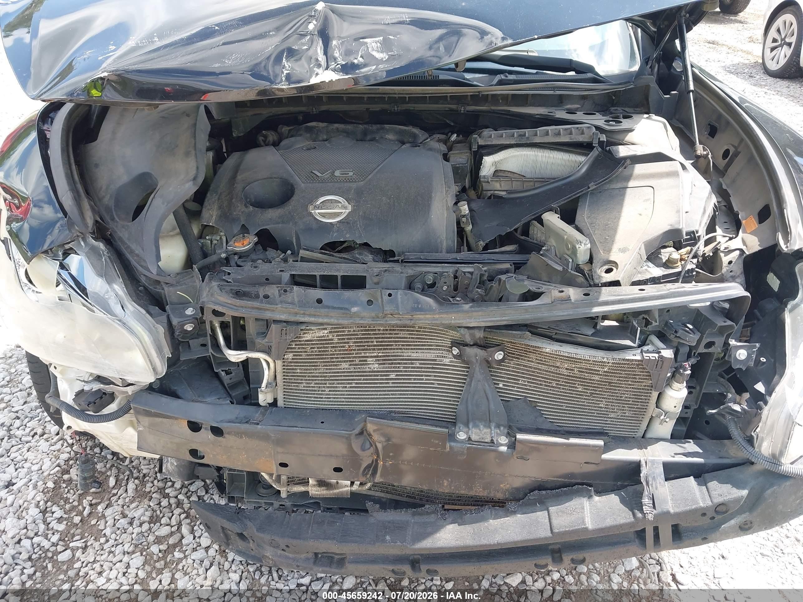 2014 Nissan Maxima 3.5 Sv Black vin: 1N4AA5AP6EC913478