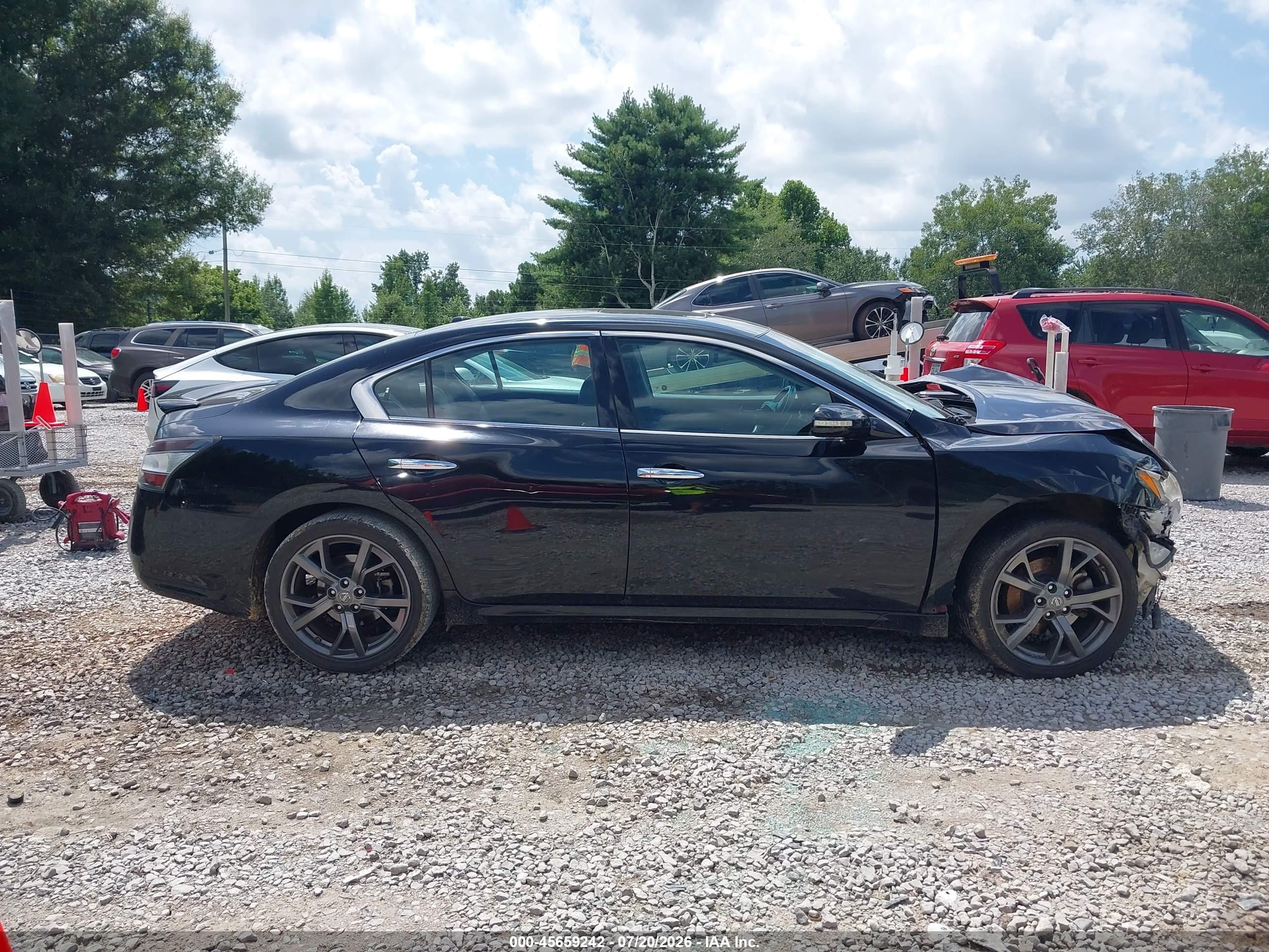 2014 Nissan Maxima 3.5 Sv Black vin: 1N4AA5AP6EC913478