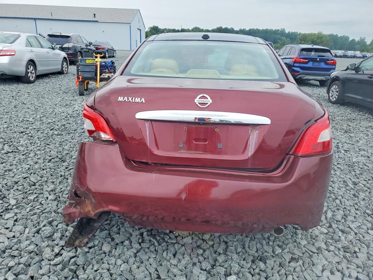 2010 Nissan Maxima 3.5 S Red vin: 1N4AA5AP7AC812606