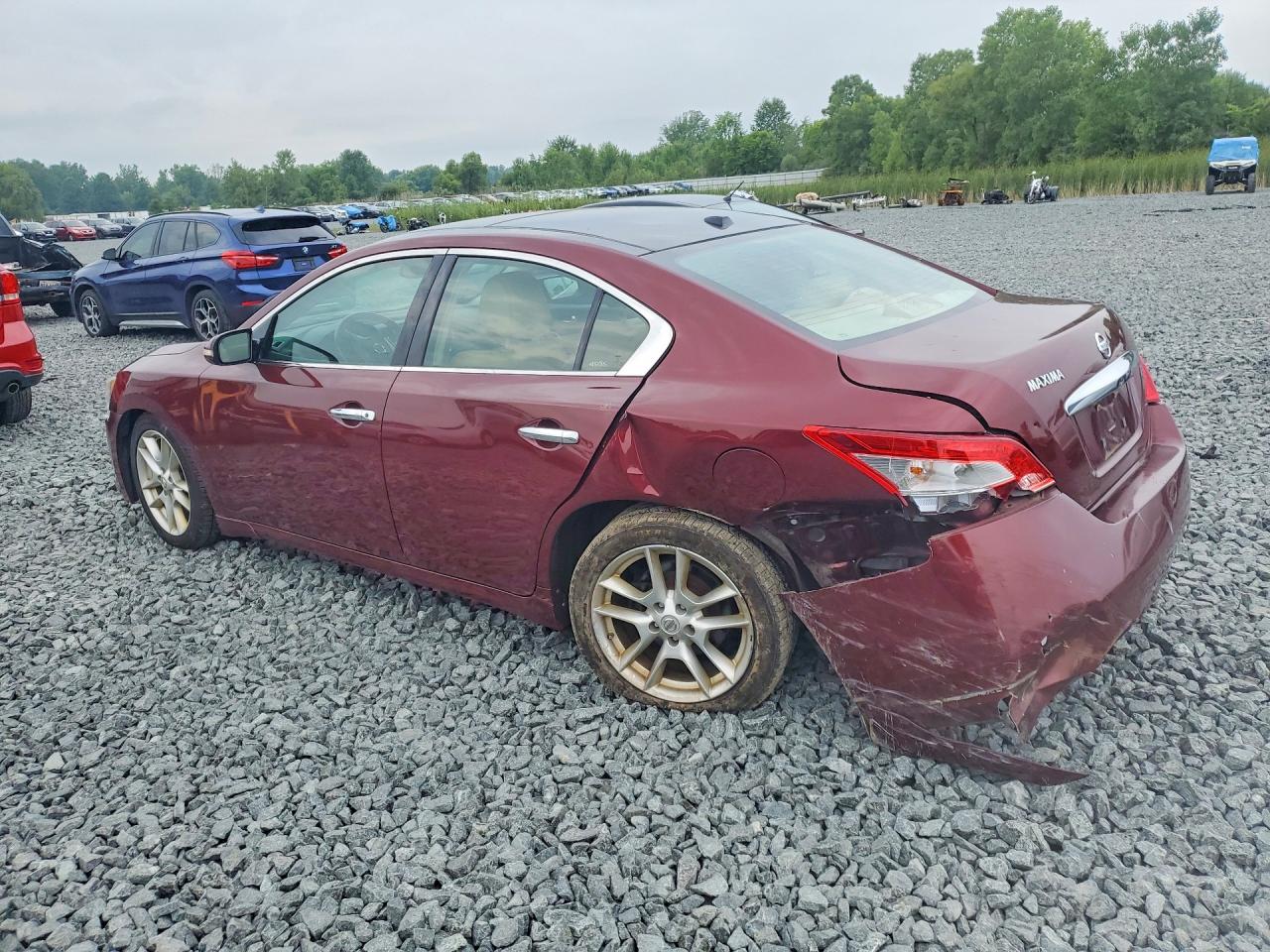 2010 Nissan Maxima 3.5 S Red vin: 1N4AA5AP7AC812606