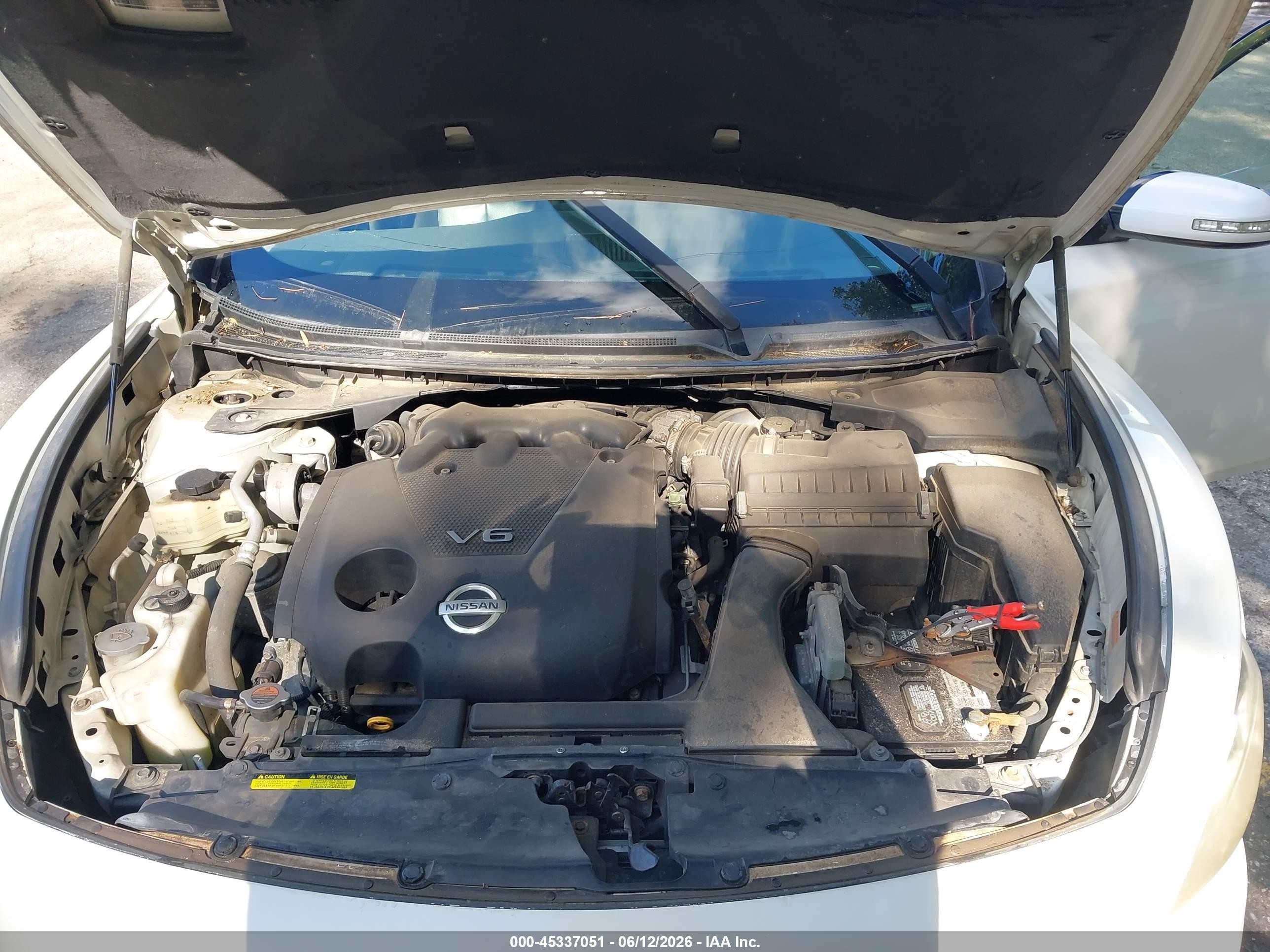 2010 Nissan Maxima 3.5 Sv White vin: 1N4AA5AP7AC814128