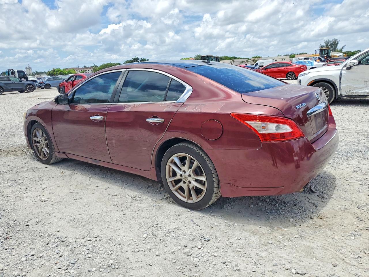 2010 Nissan Maxima 3.5 S Burgundy vin: 1N4AA5AP7AC826828