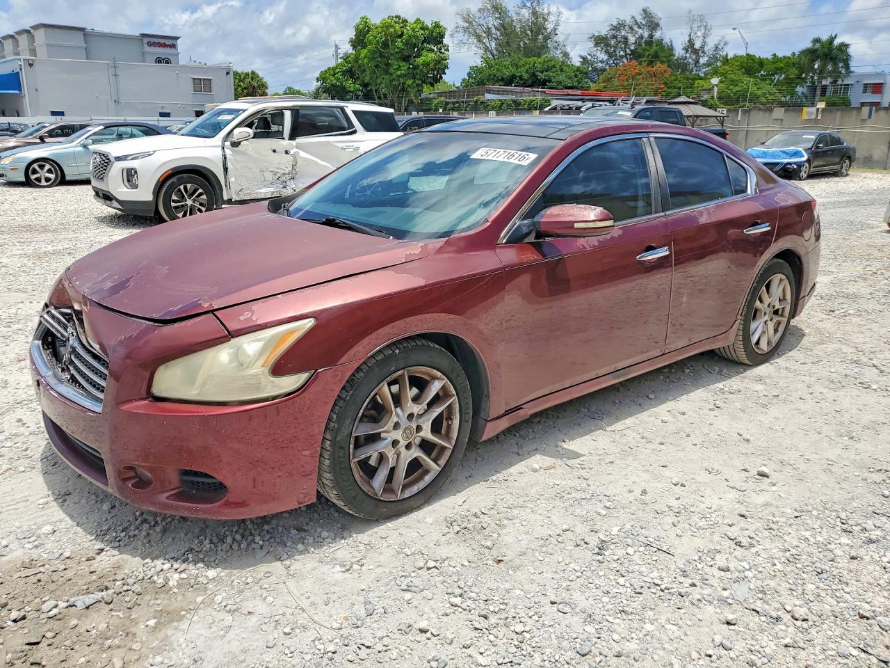 2010 Nissan Maxima 3.5 S Burgundy vin: 1N4AA5AP7AC826828